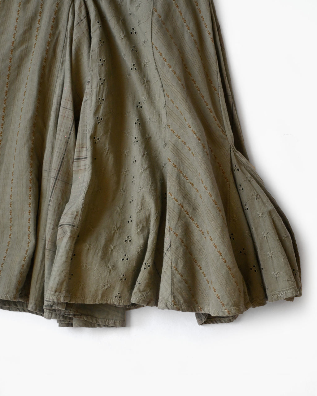 Assort Khaki Flare Skirt