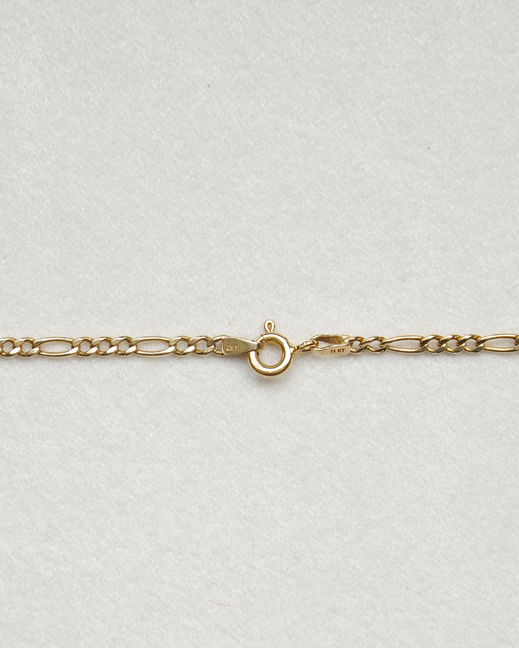 14K Gold Figaro Chain Necklace (GDN26035-2)