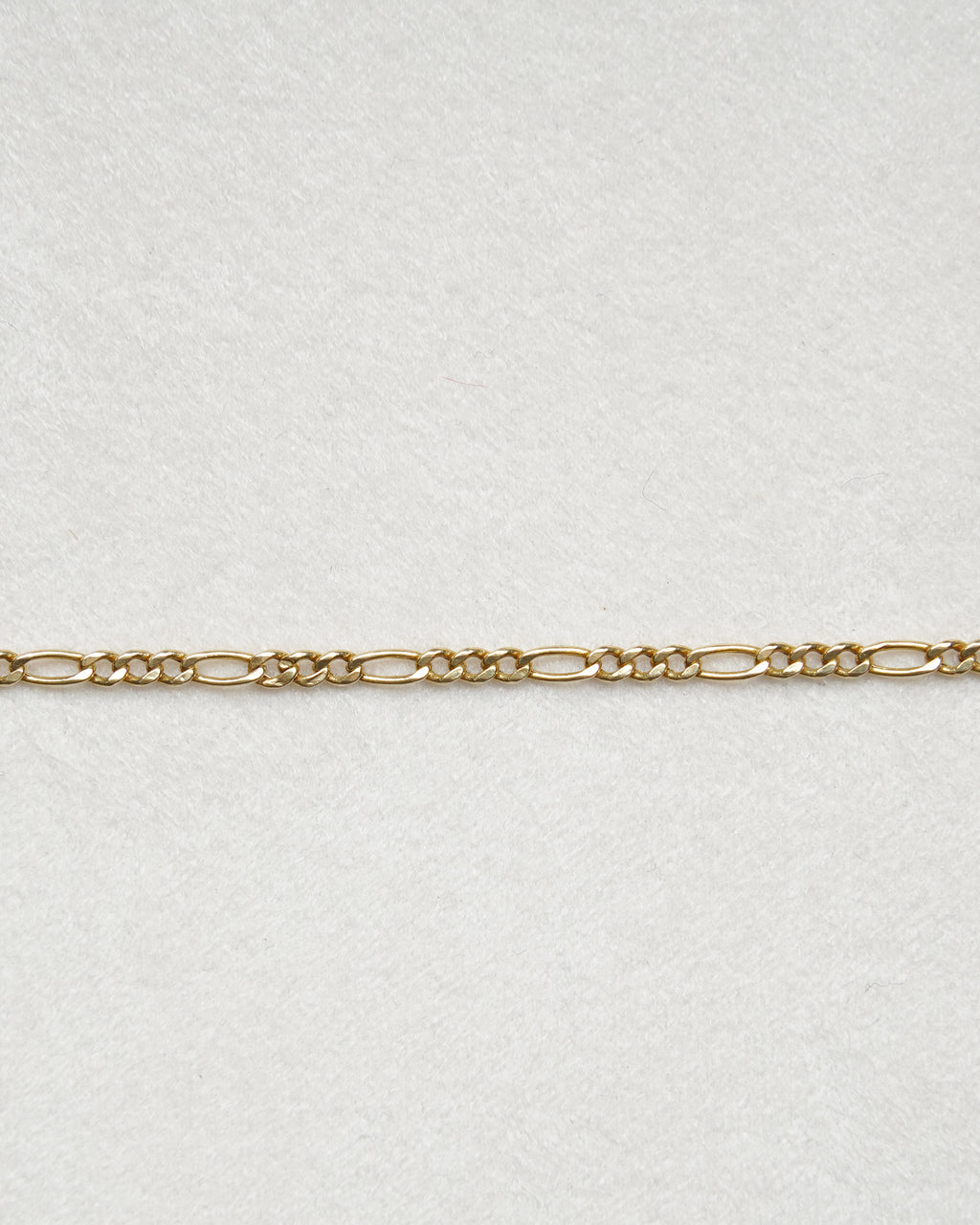 14K Gold Figaro Chain Necklace (GDN26035-2)
