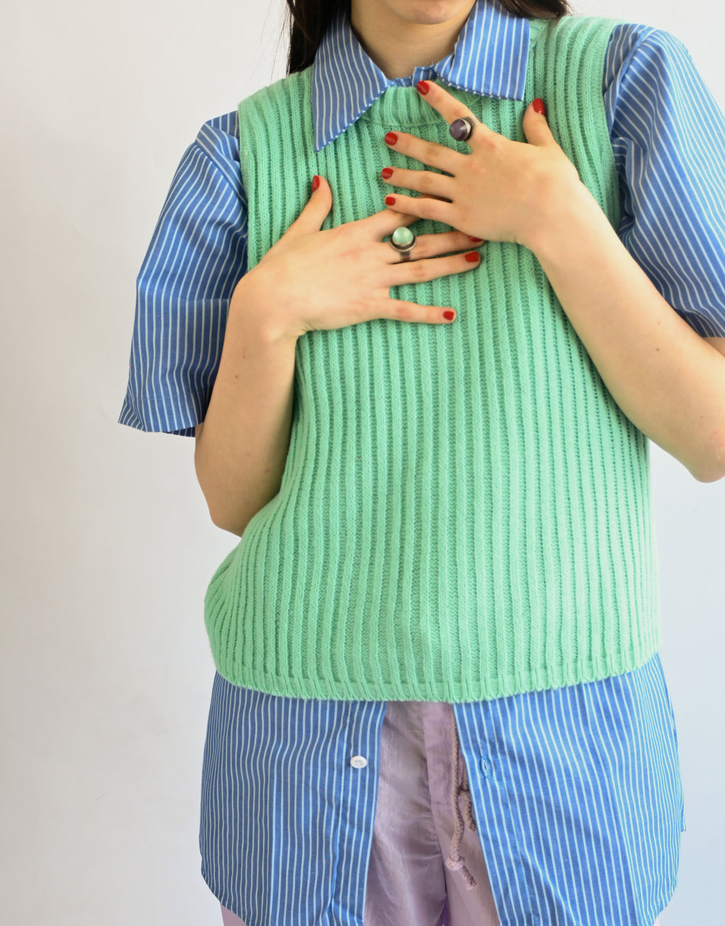 60's~70's Knit Vest