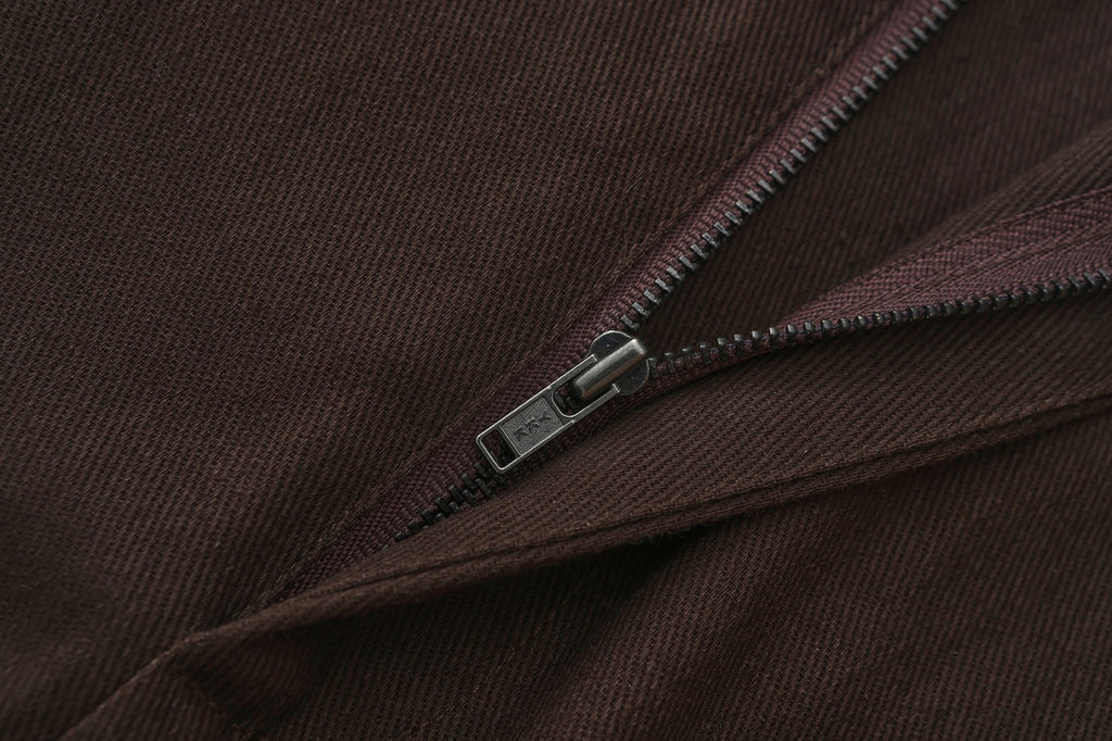 "RUOHAN" DEEP BROWN PANTS SKIRT