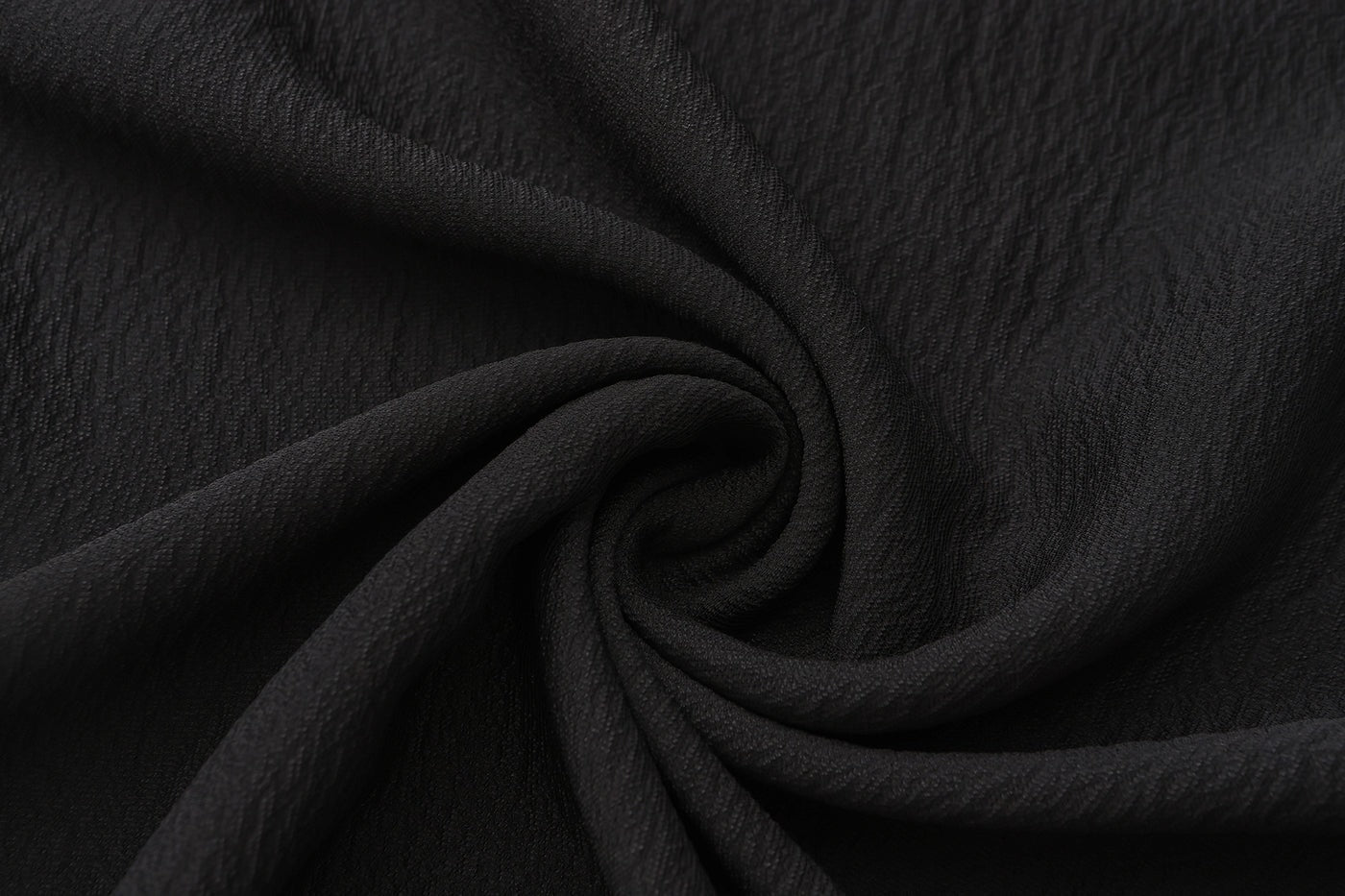 "RUOHAN" JET BLACK LENA DRESS