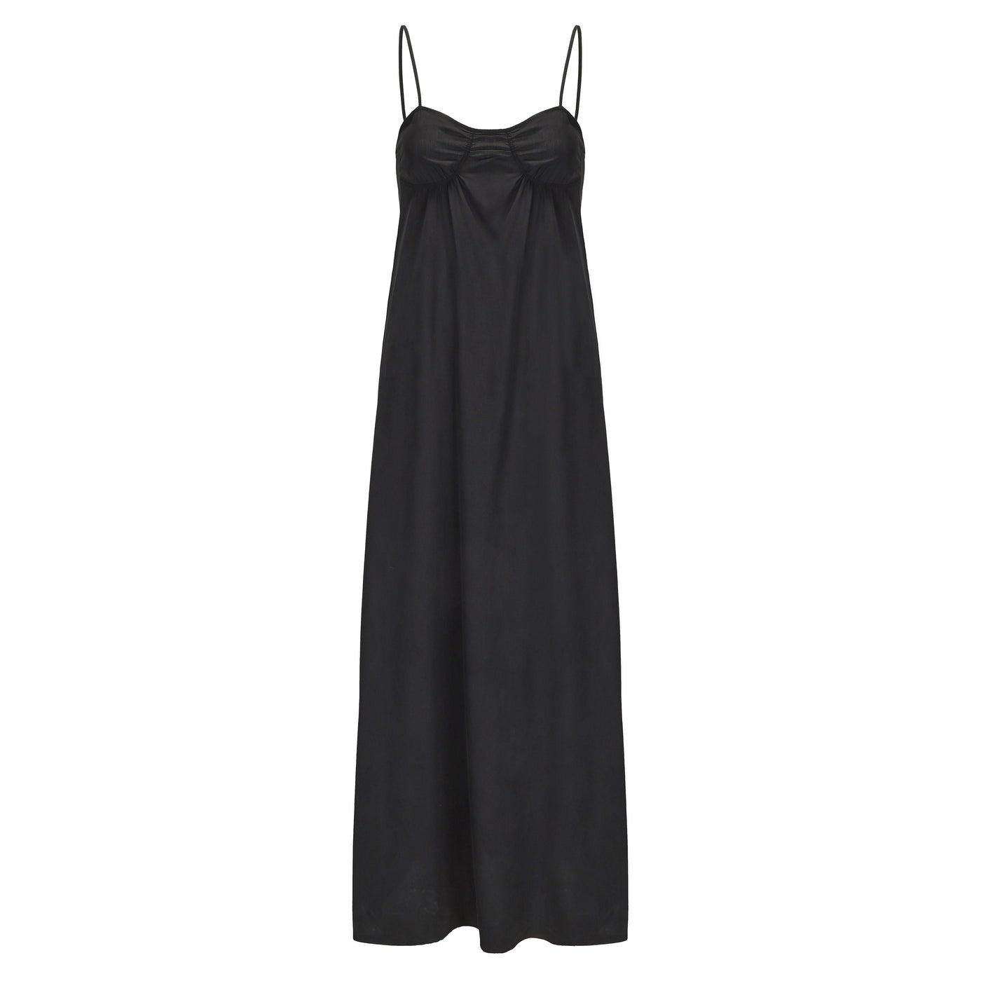 "RUOHAN" CHARCOAL SHELL DRESS