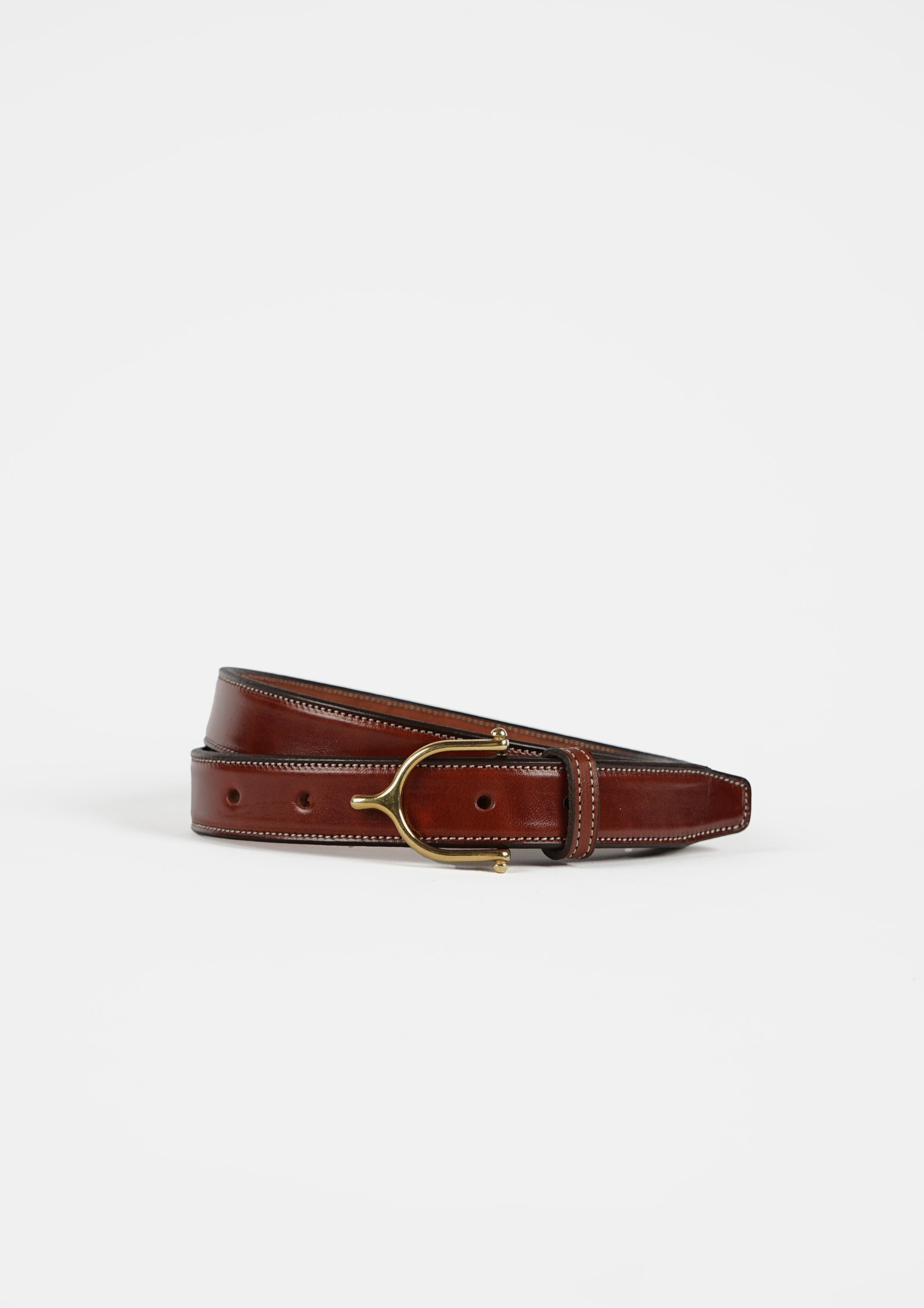 "TORY Leather" Leather Belt - Light Brown