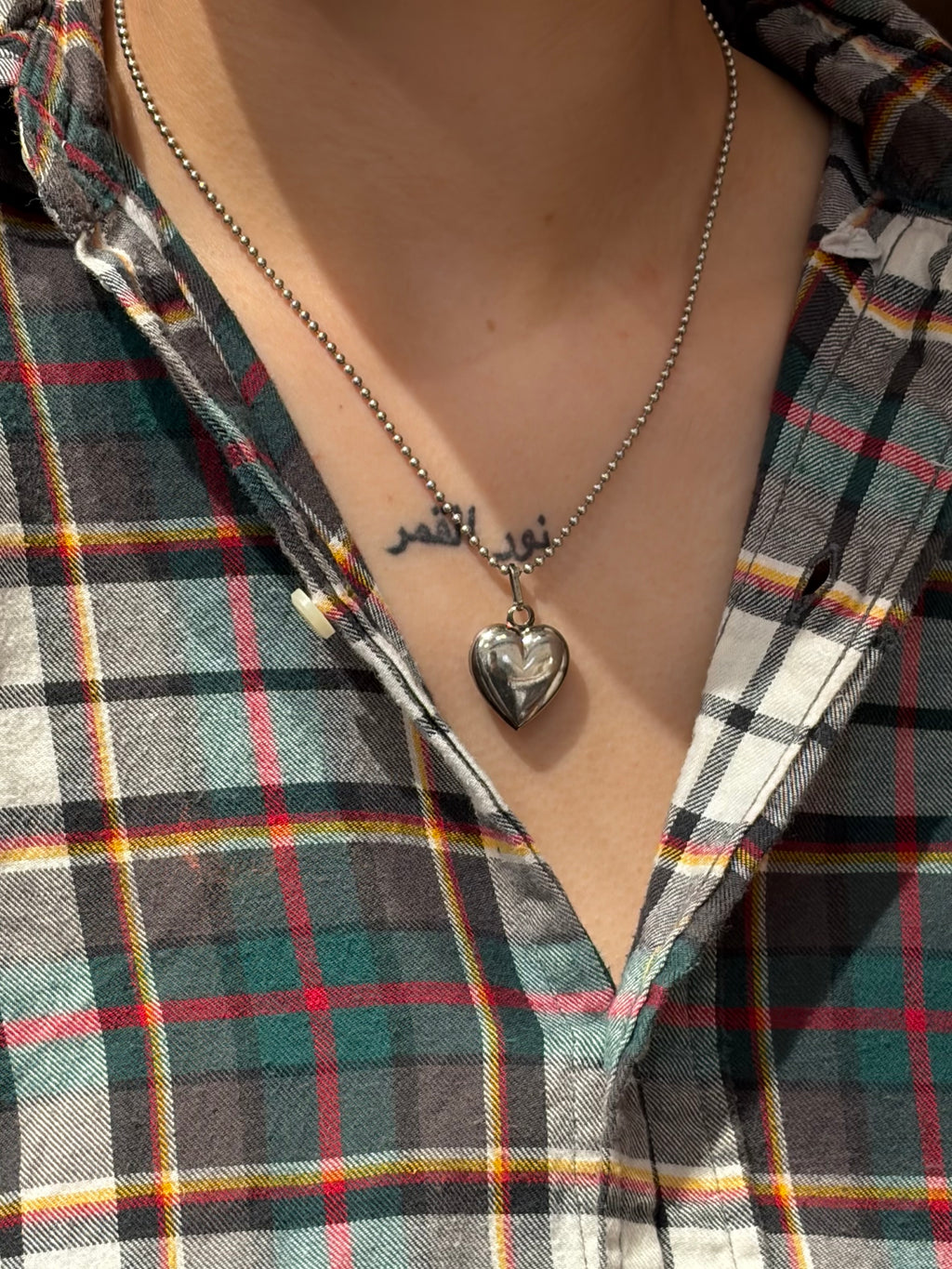 Silver Heart Charm (SVN2501)