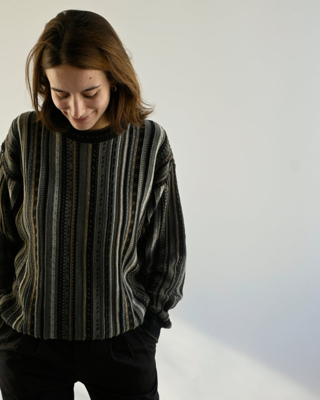 1980's 3D Knit Sweater