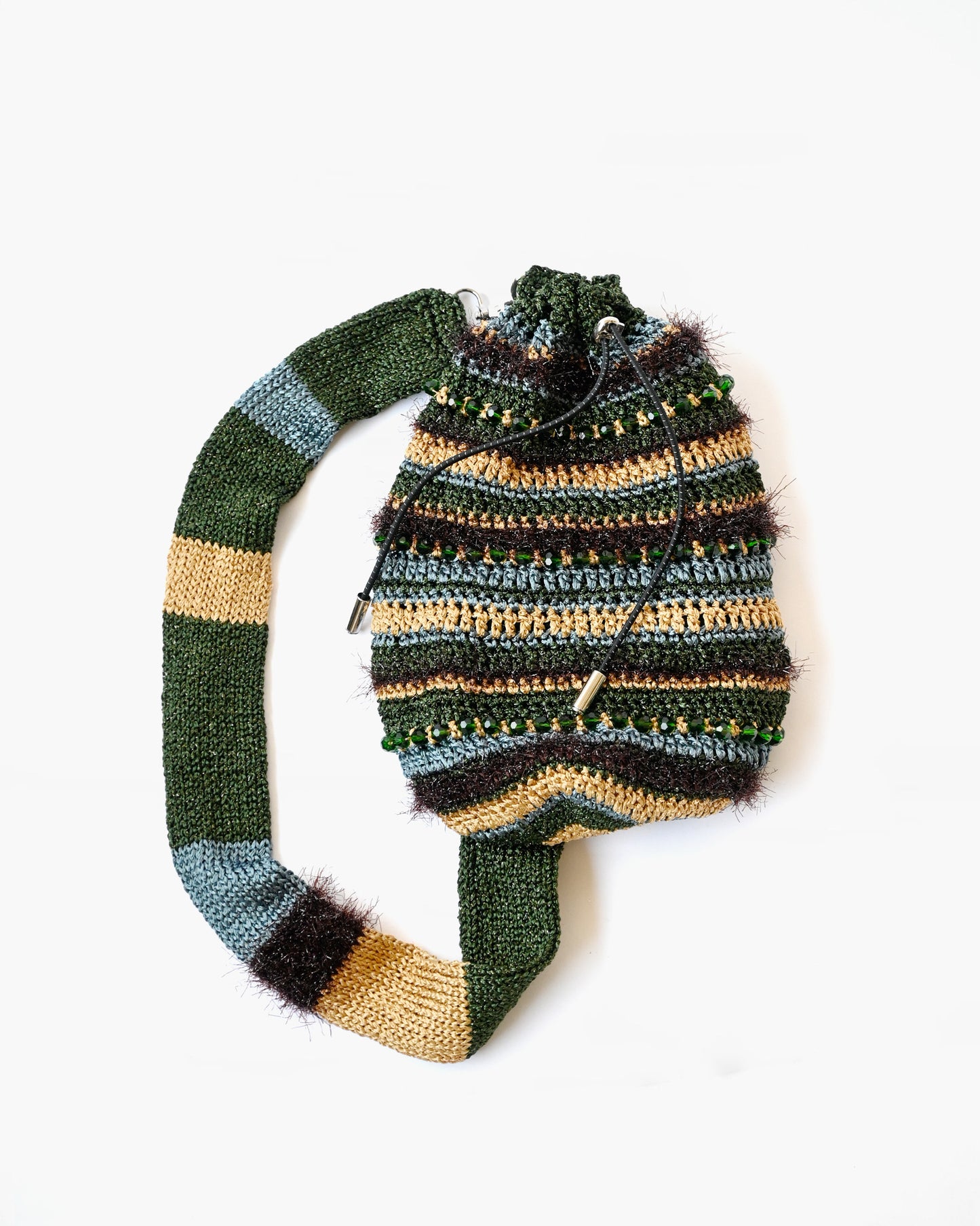 Hand Knitting Shoulder Bag 03