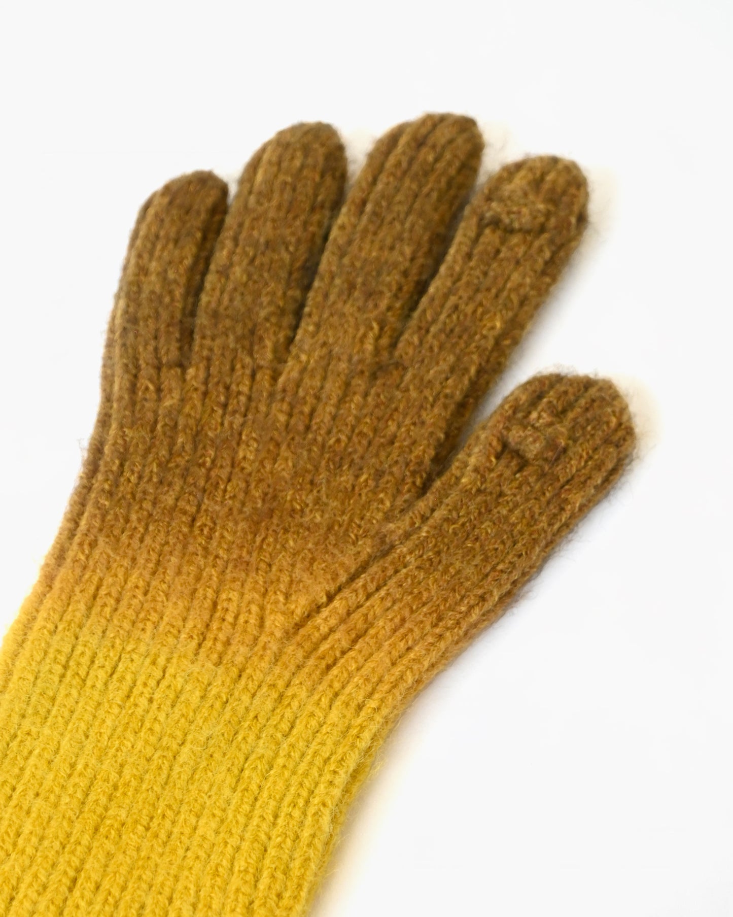 [404irregular] Gradation Gloves - Yellow x Brown