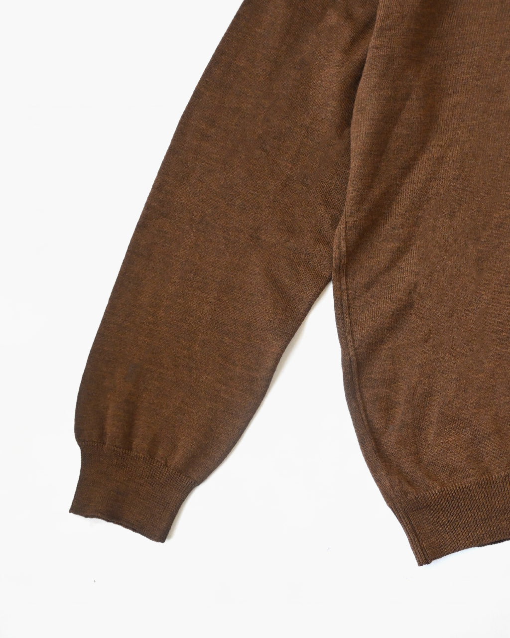Brown Knit Top Made In Italy