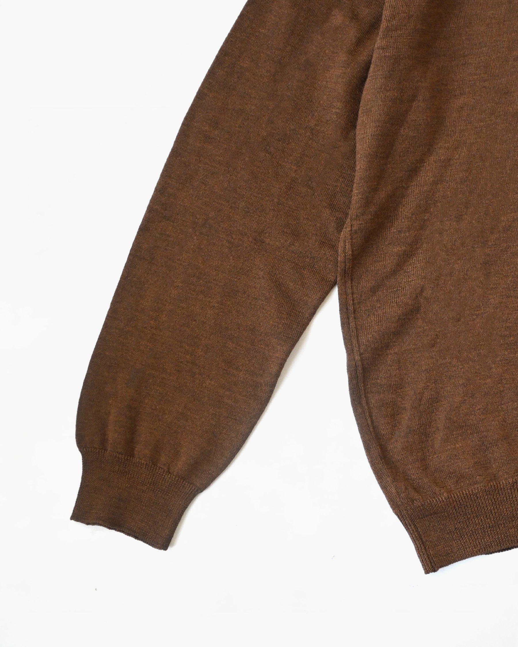 Brown Knit Top Made In Italy