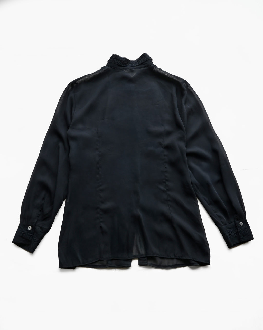 Embroidered Sheer Shirt