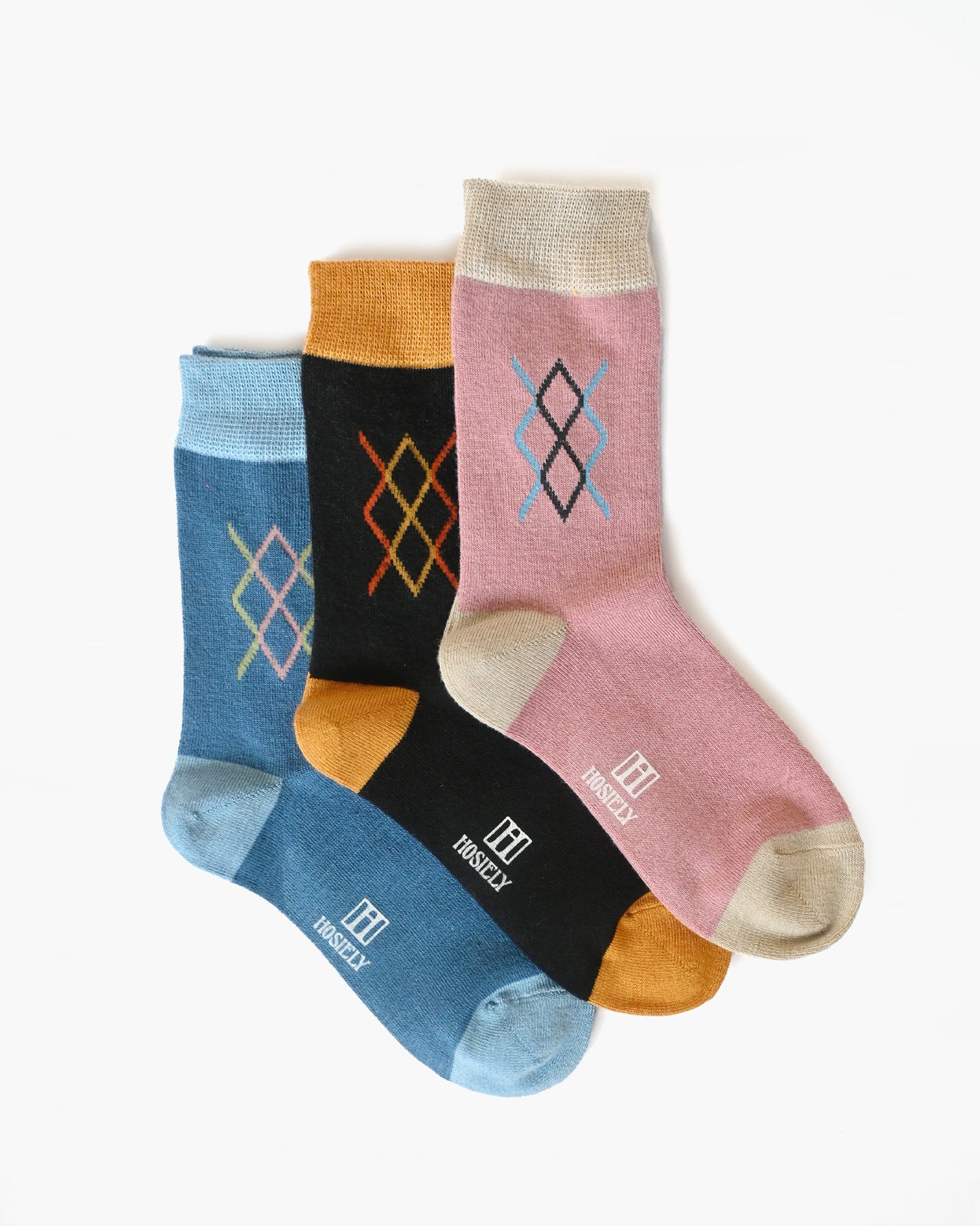 【YOU SAVE 10%】Argyle Socks / SET OF 3