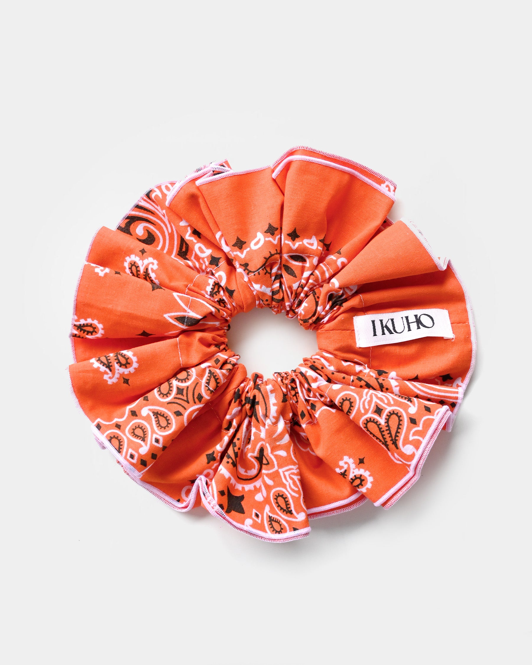 [IKUHO x 404] Hand Made Chouchou - Orange