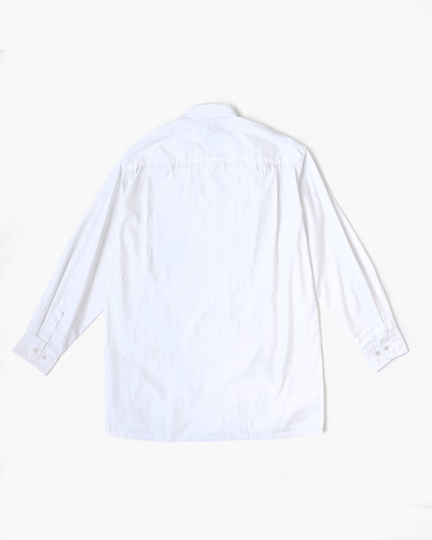 100% Cotton White Ruffle Shirt