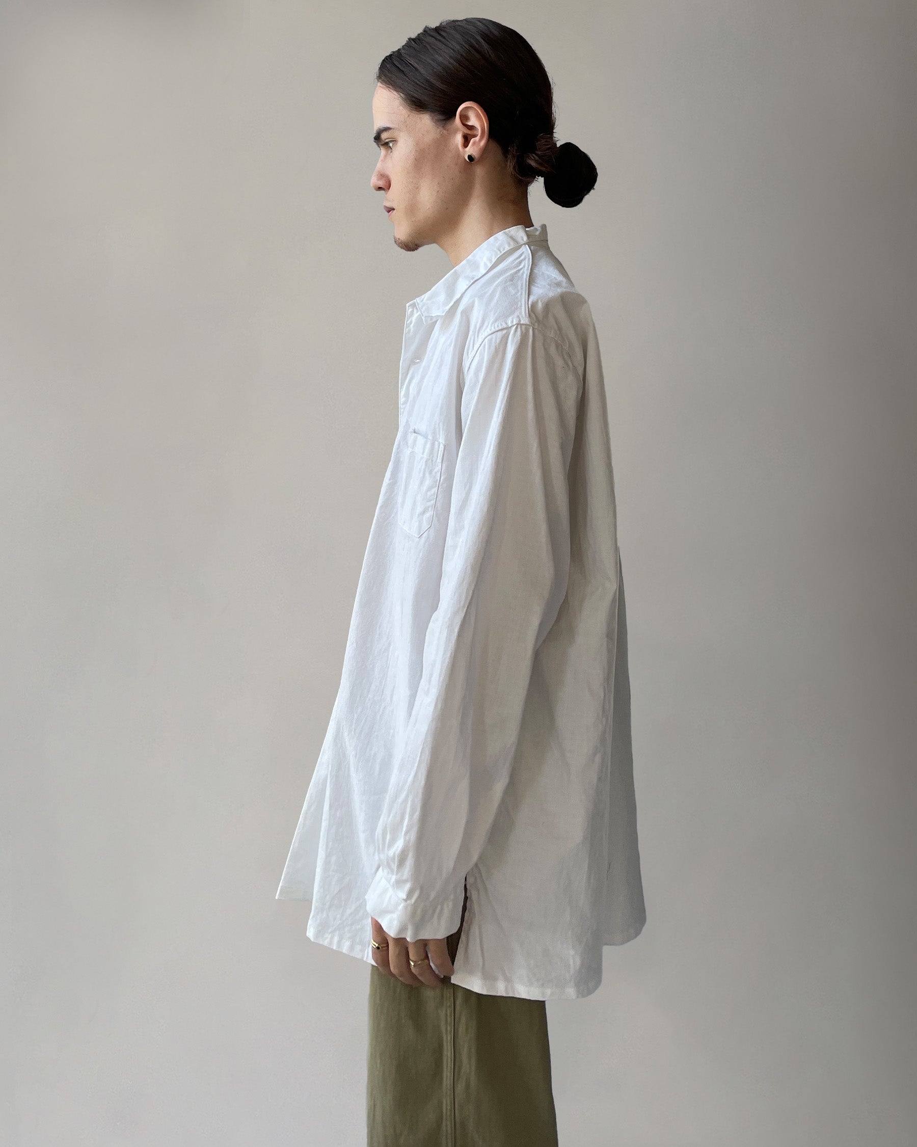 Swedish Pullover Shirt White