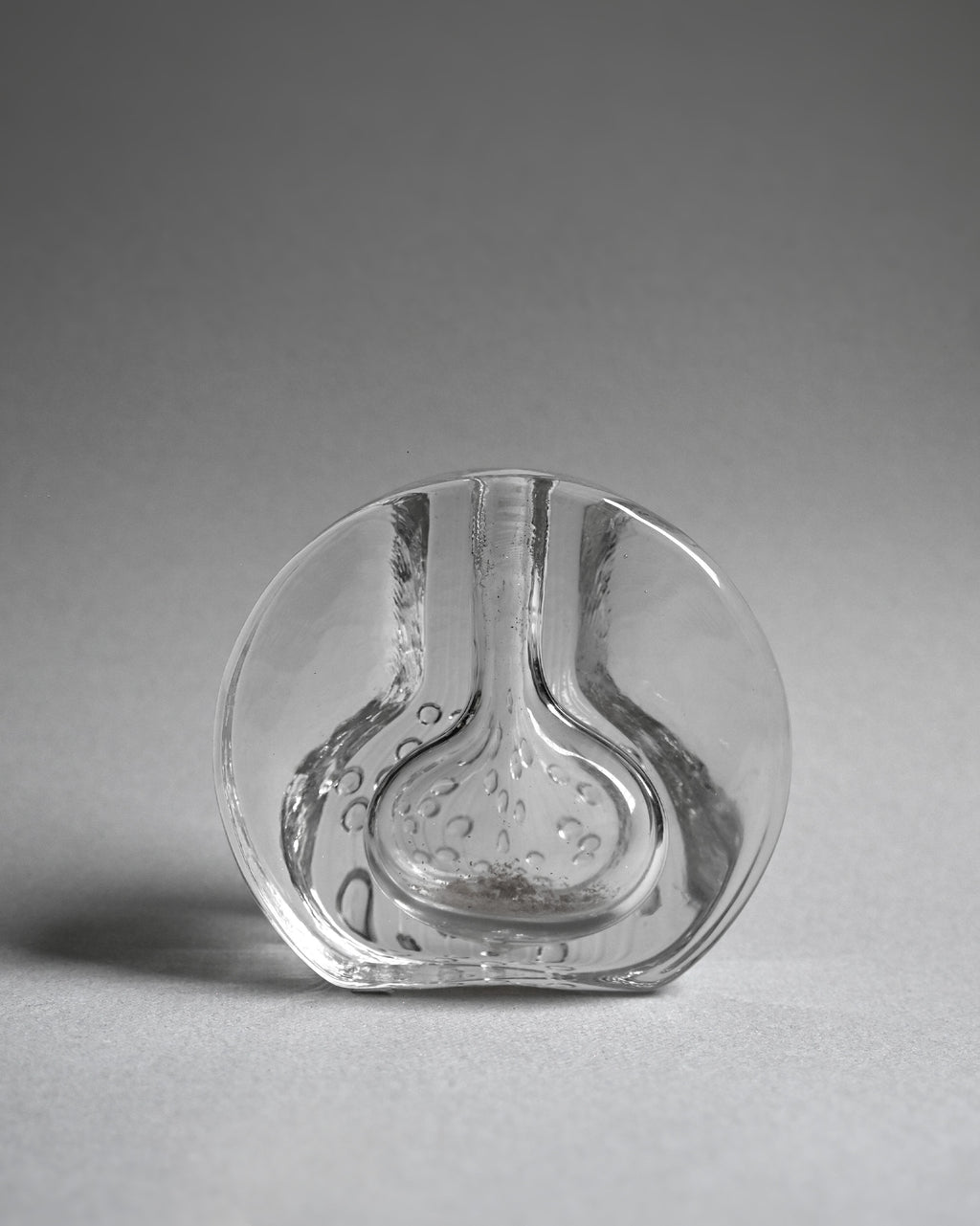 60s Walther Glas Small Round Glass Vase