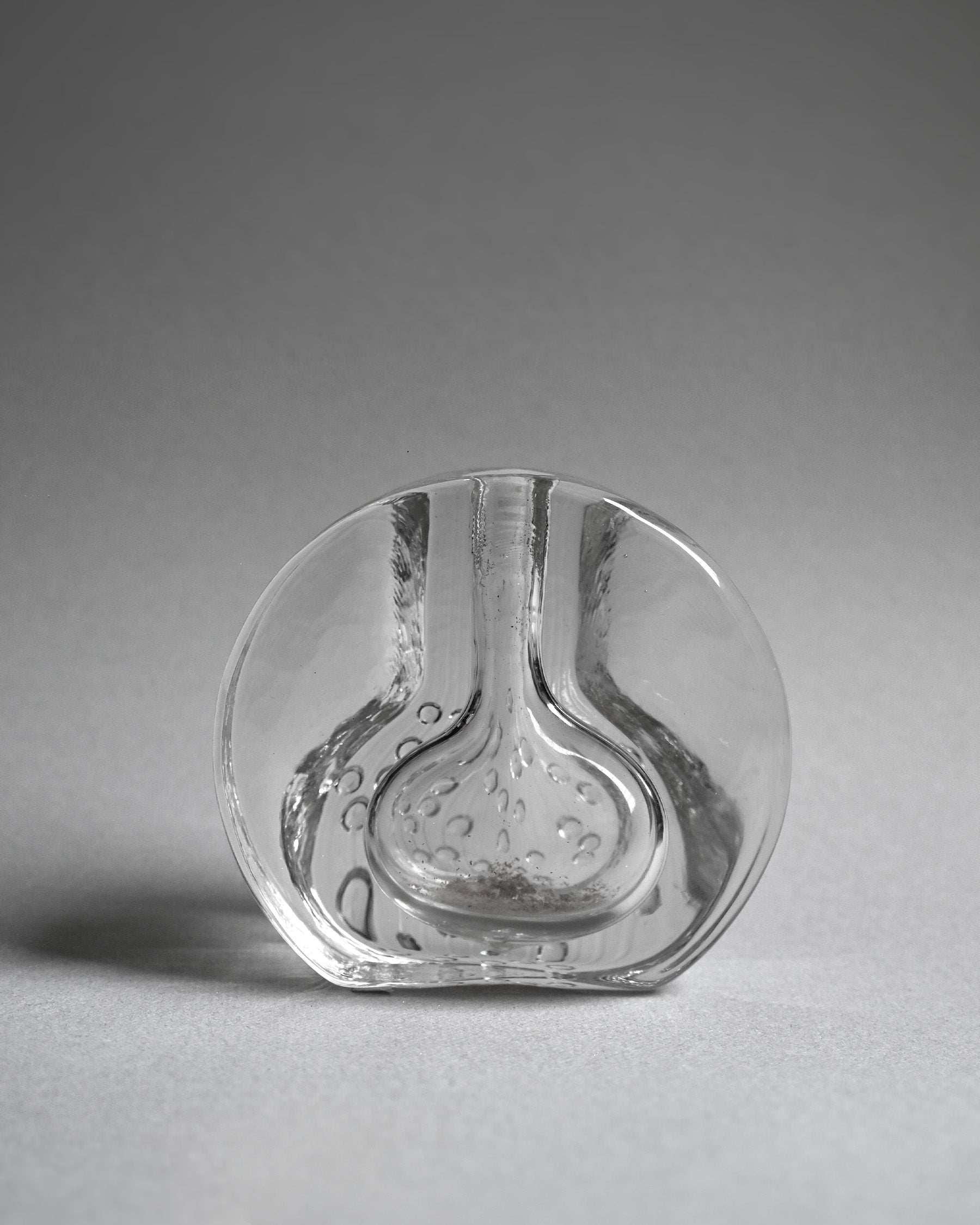 60s Walther Glas Small Round Glass Vase