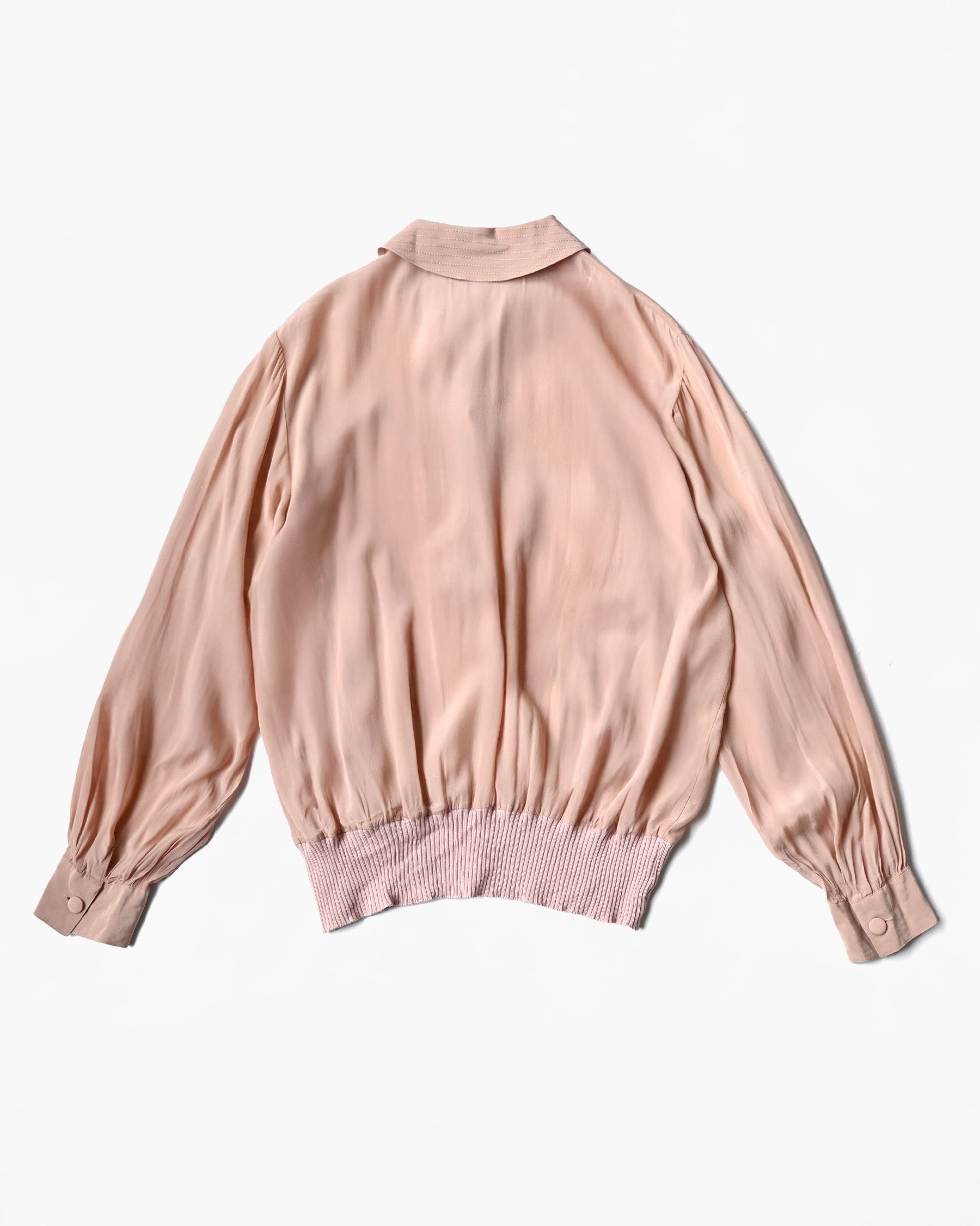 Sheer Silky Pullover Shirt