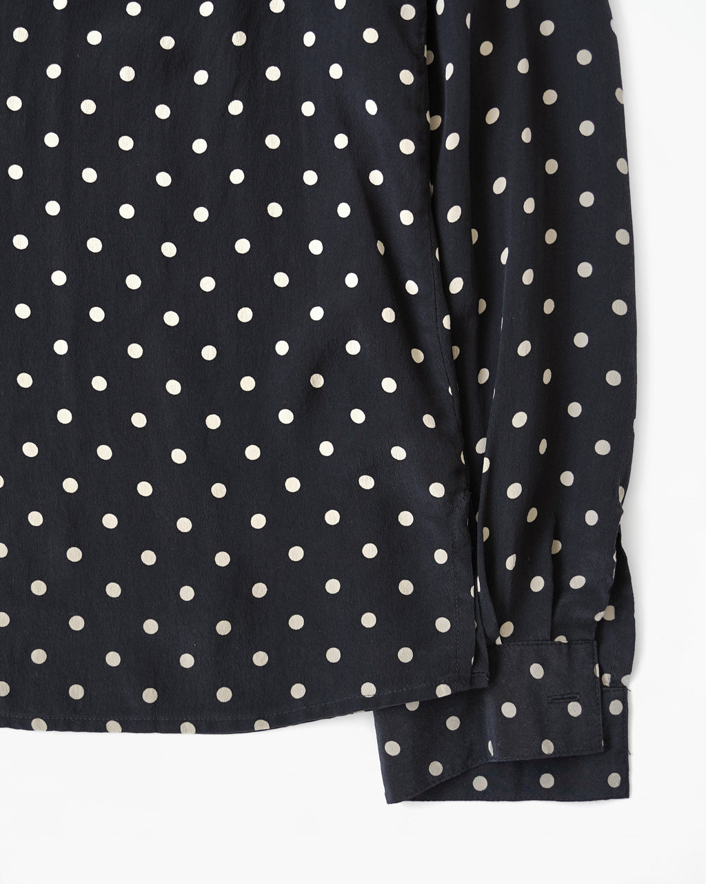 100% Silk Polka Dot Shirt