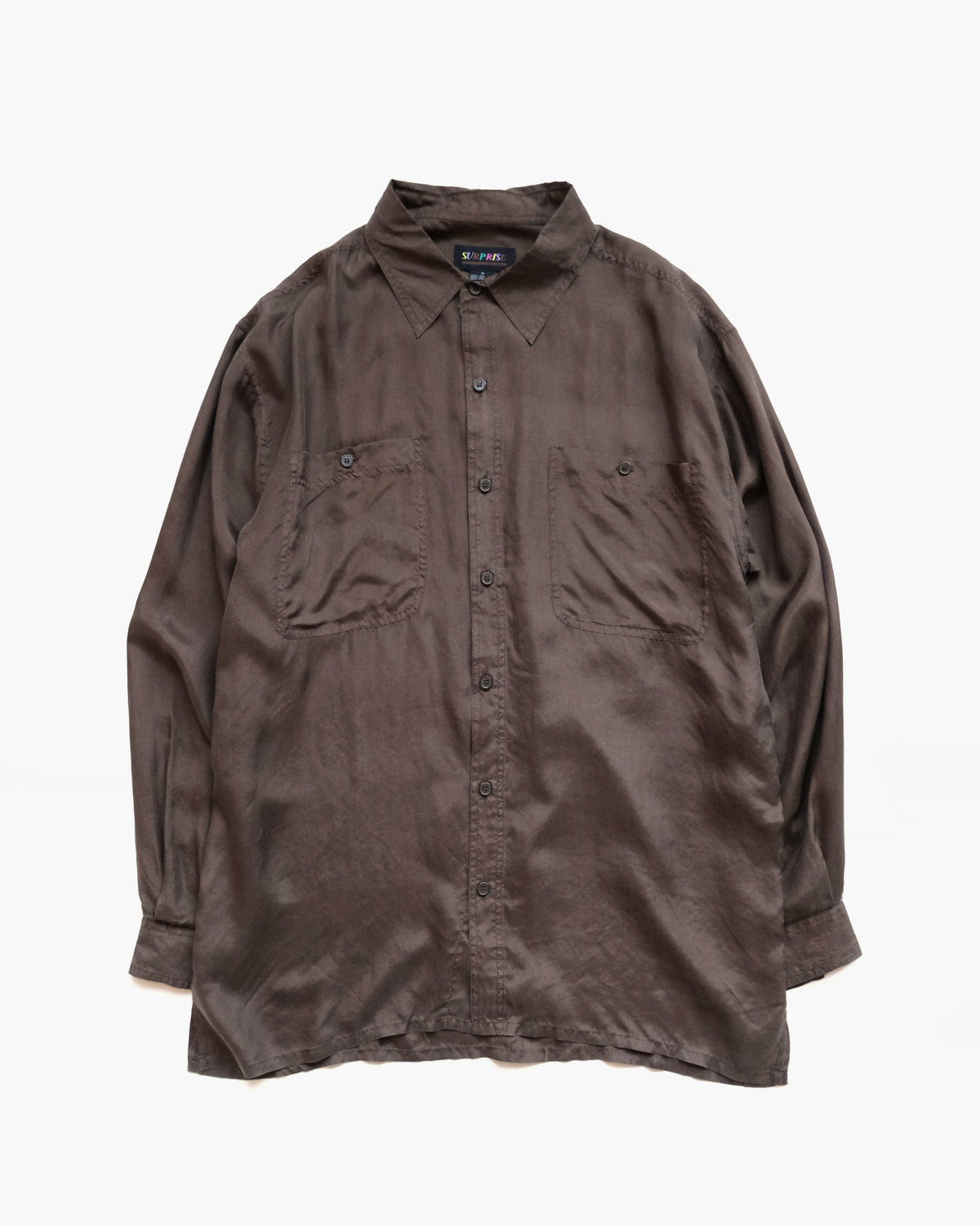 N.O.S  100% Silk Shirts - Brown
