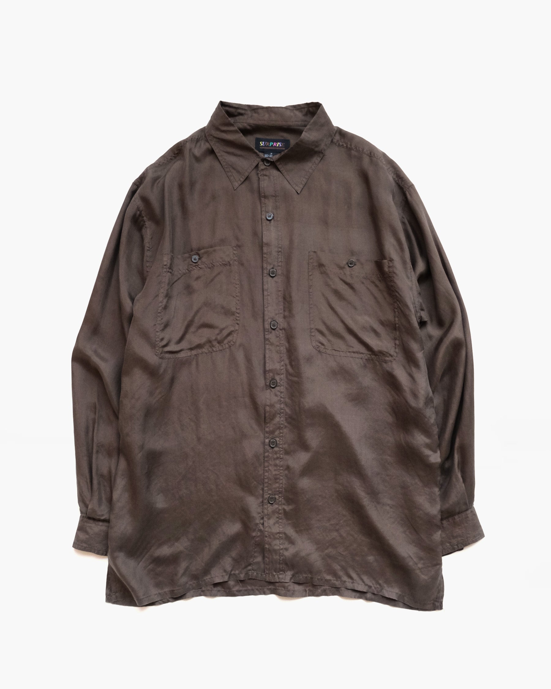 N.O.S  100% Silk Shirts - Brown