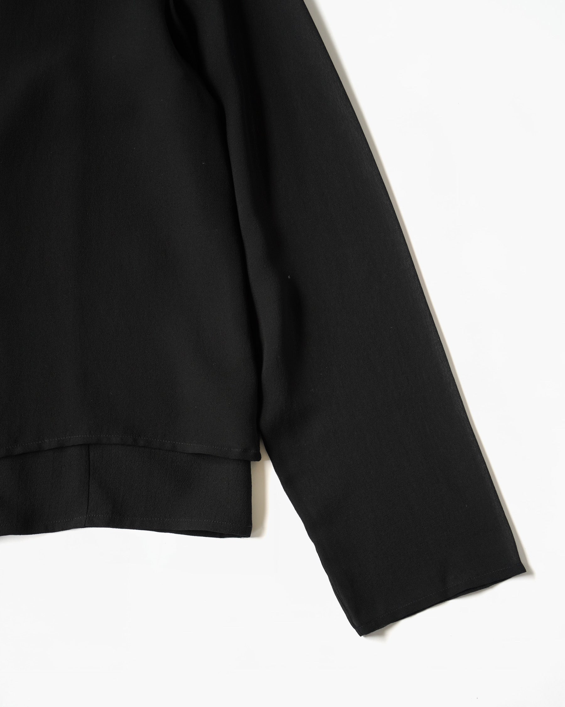 100% Silk Black Chinese Button Jacket