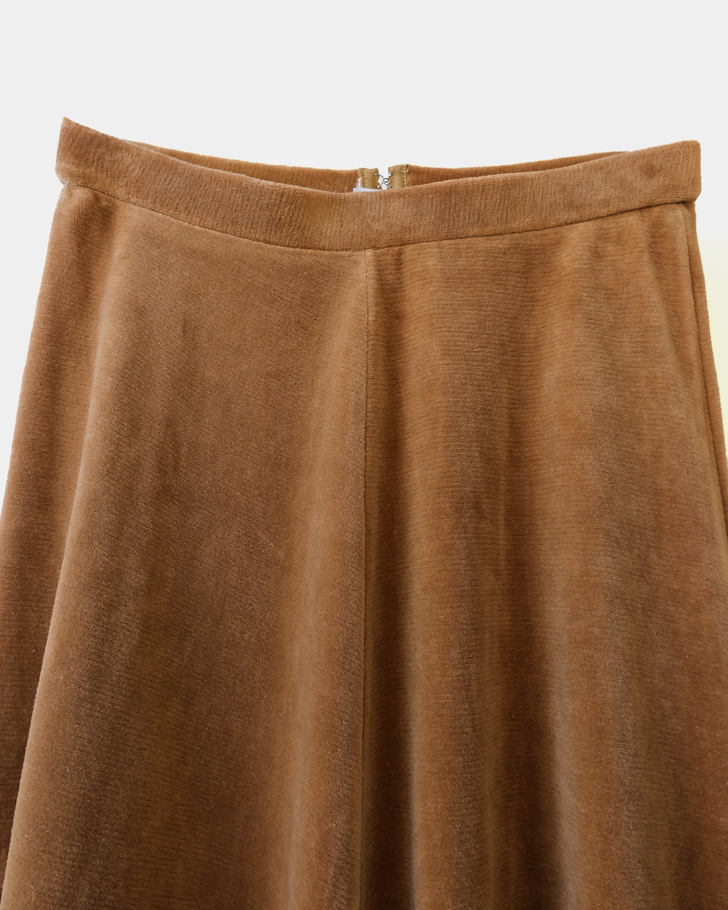 Velour Skirt - Brown