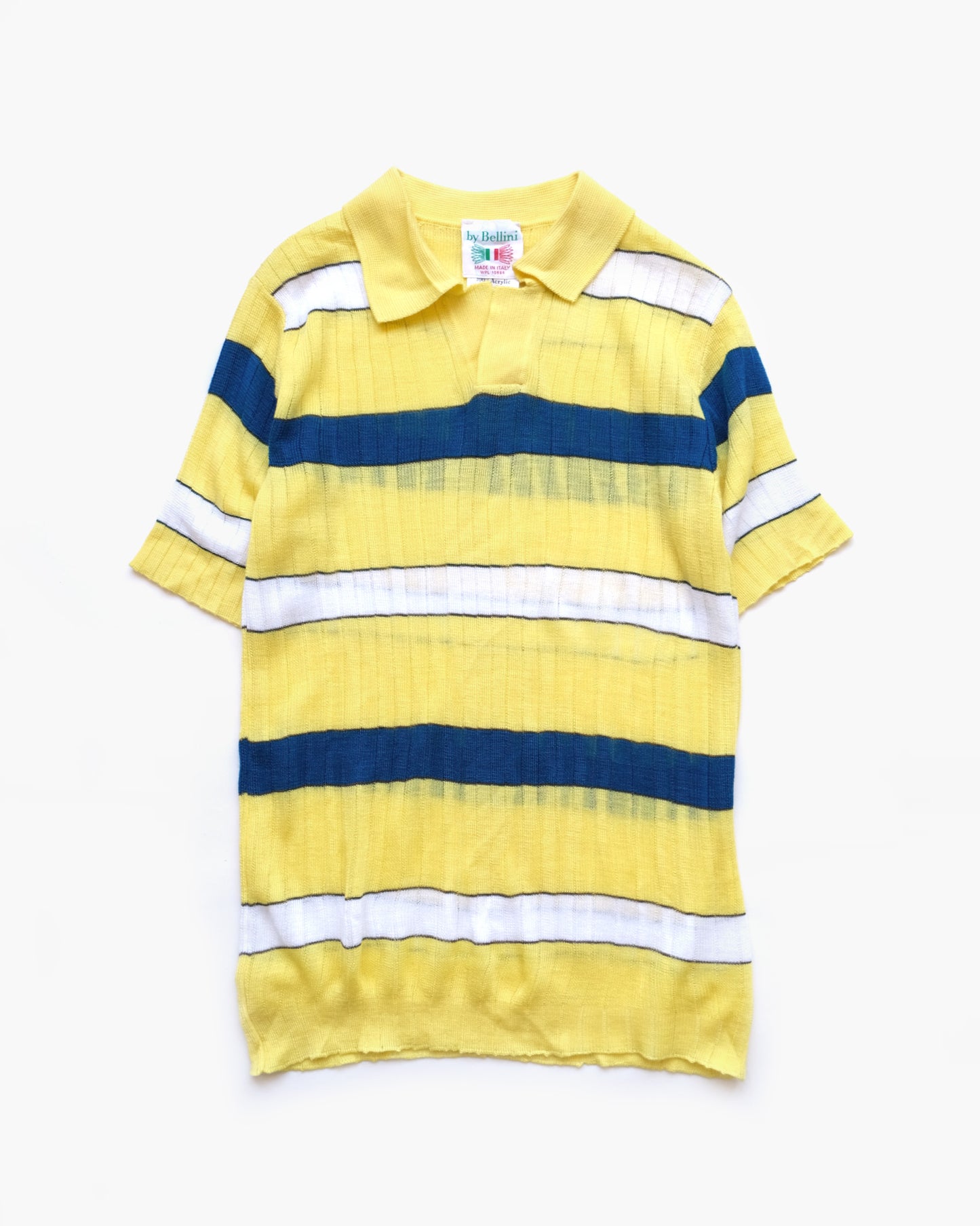 Design Acrylic Knit Polo Made in Italy