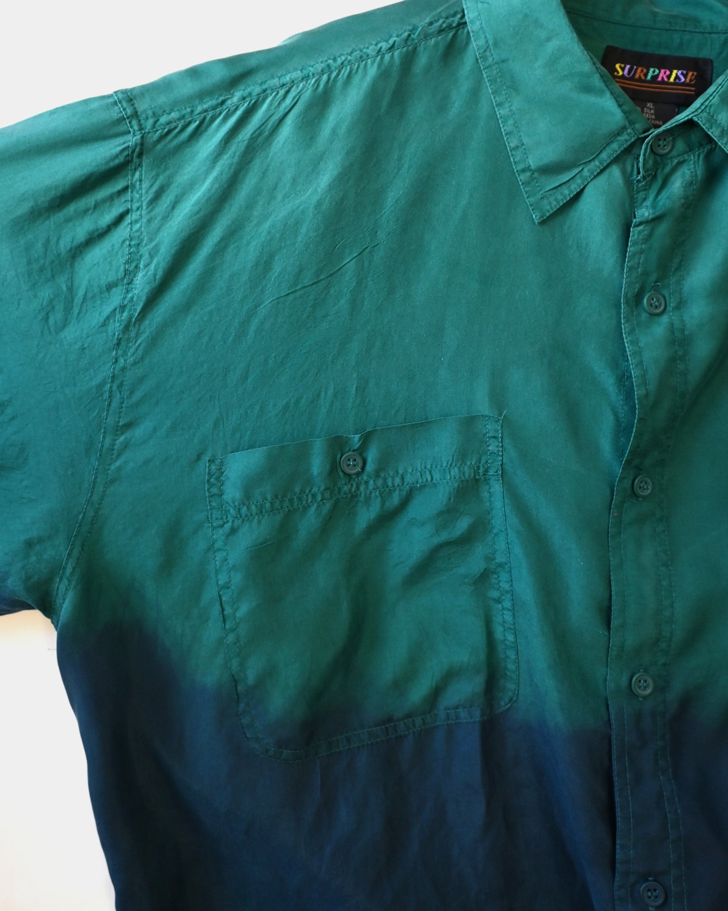 404irregular - Over-dyed Silk Shirt