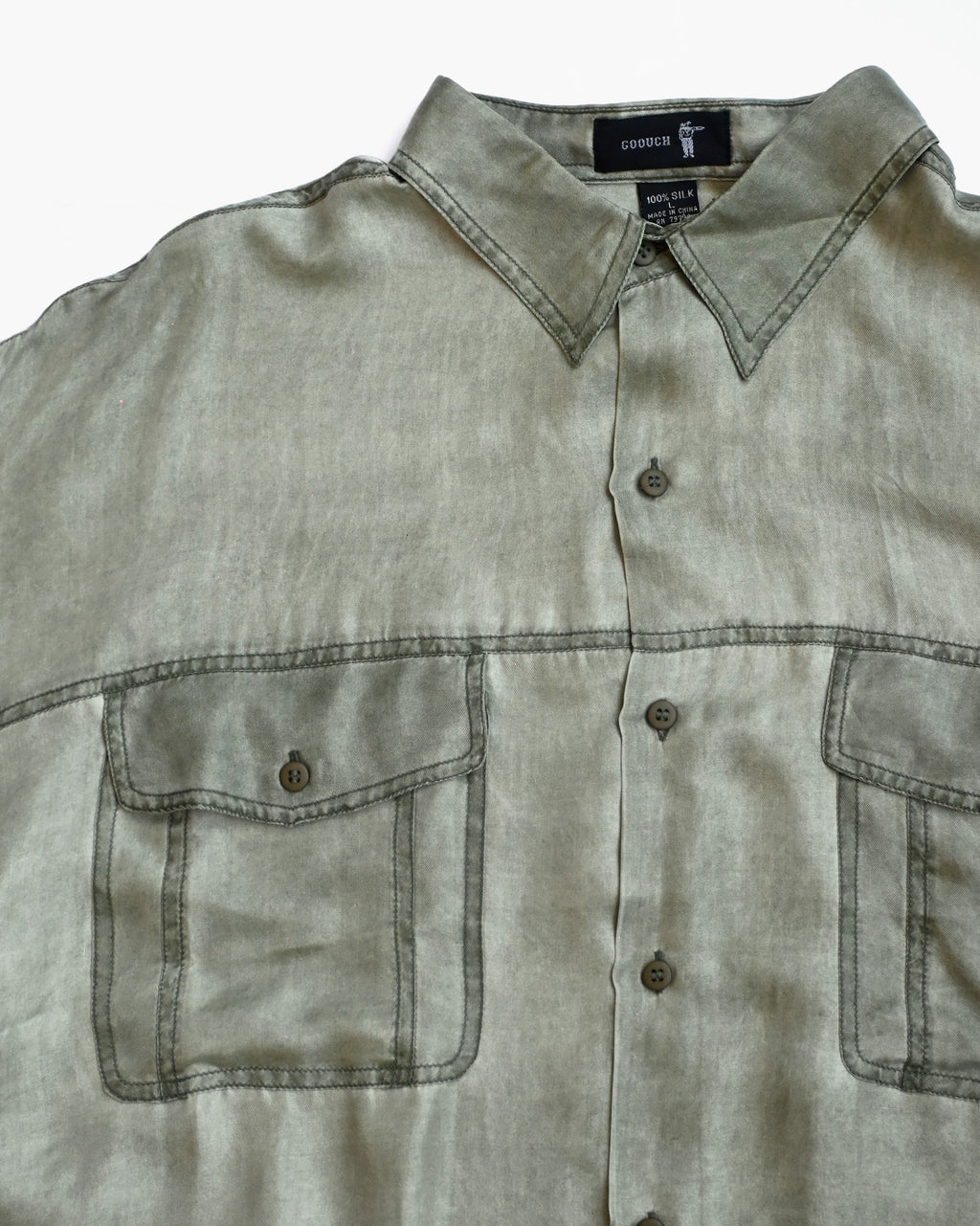 "GOOUCH" 100% Silk Shirt