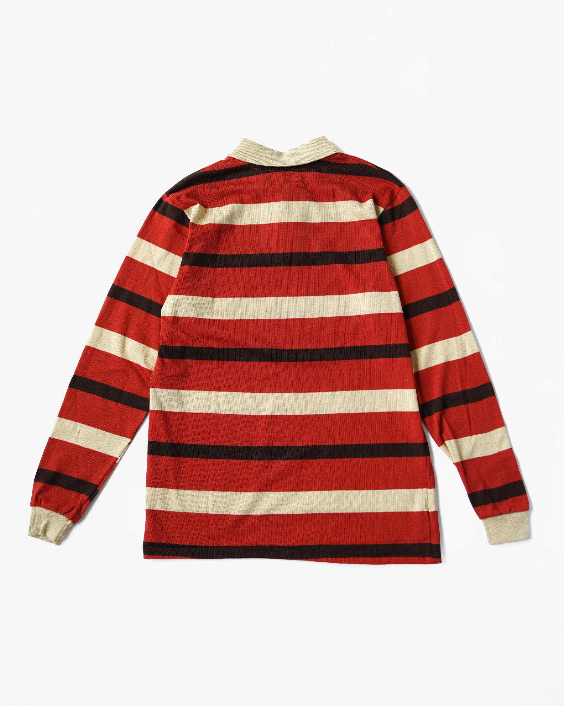 1980's Wide Stripe Rugby Polo Shirt