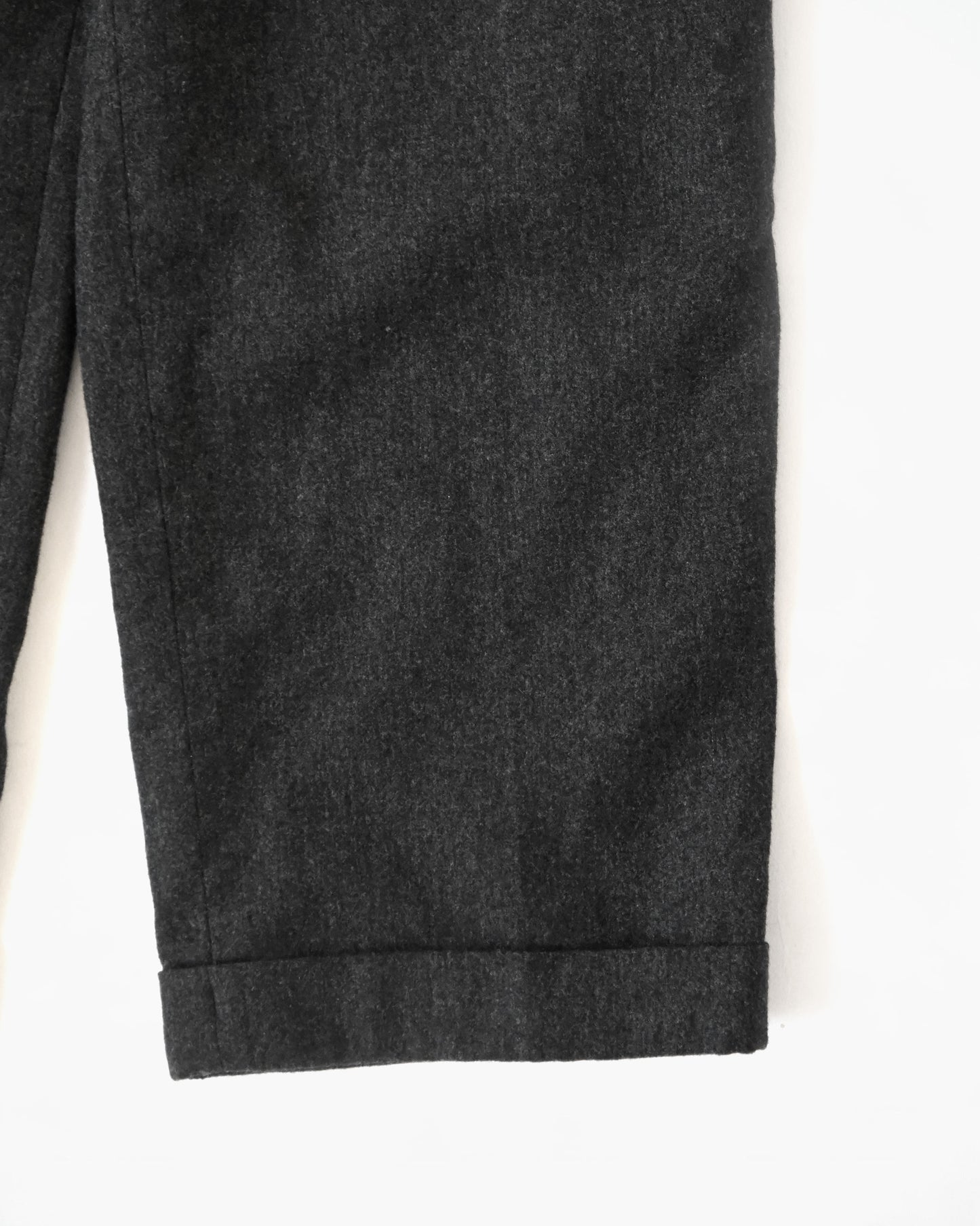 Wool x Cashmere Grey Trousers