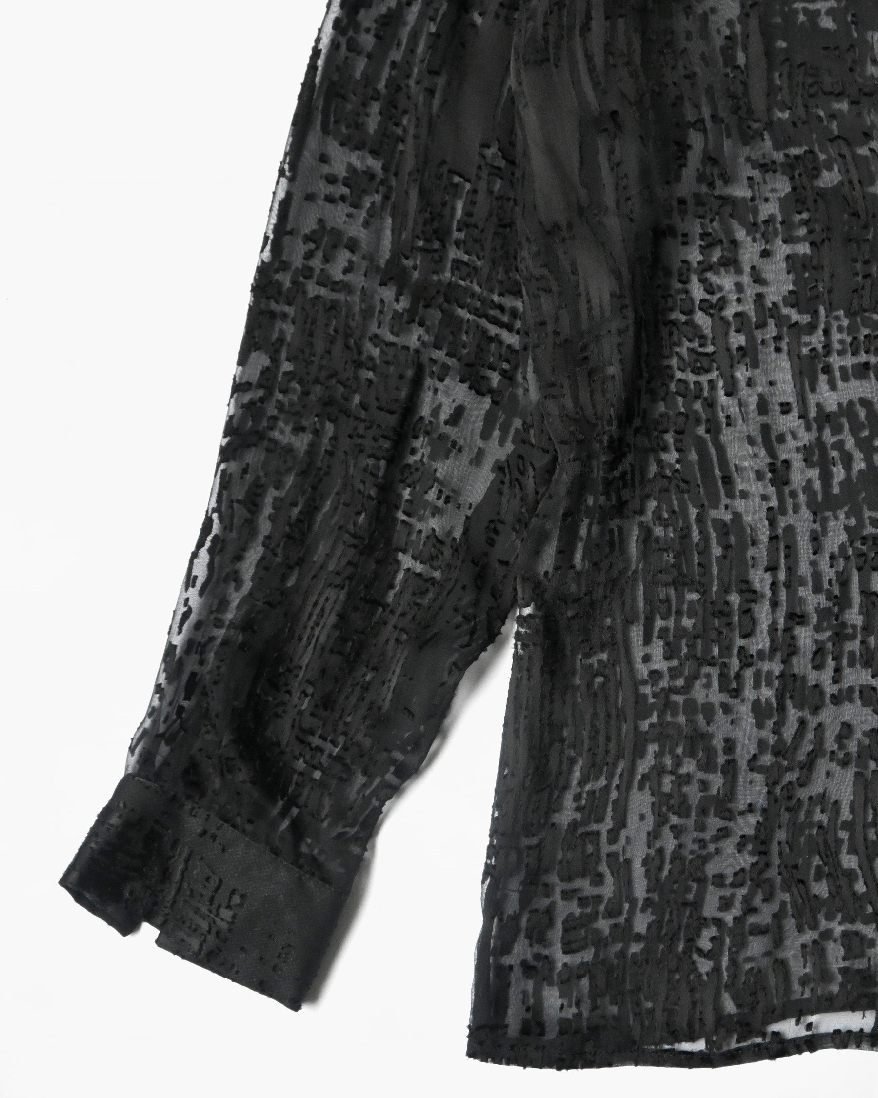 Textured Rayon Sheer Shirt
