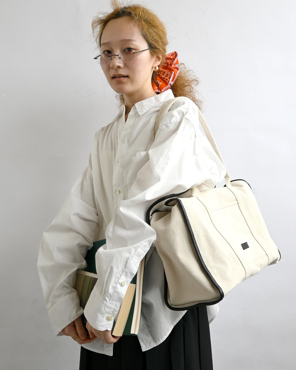 [IKUHO x 404] Hand Made Chouchou - Orange