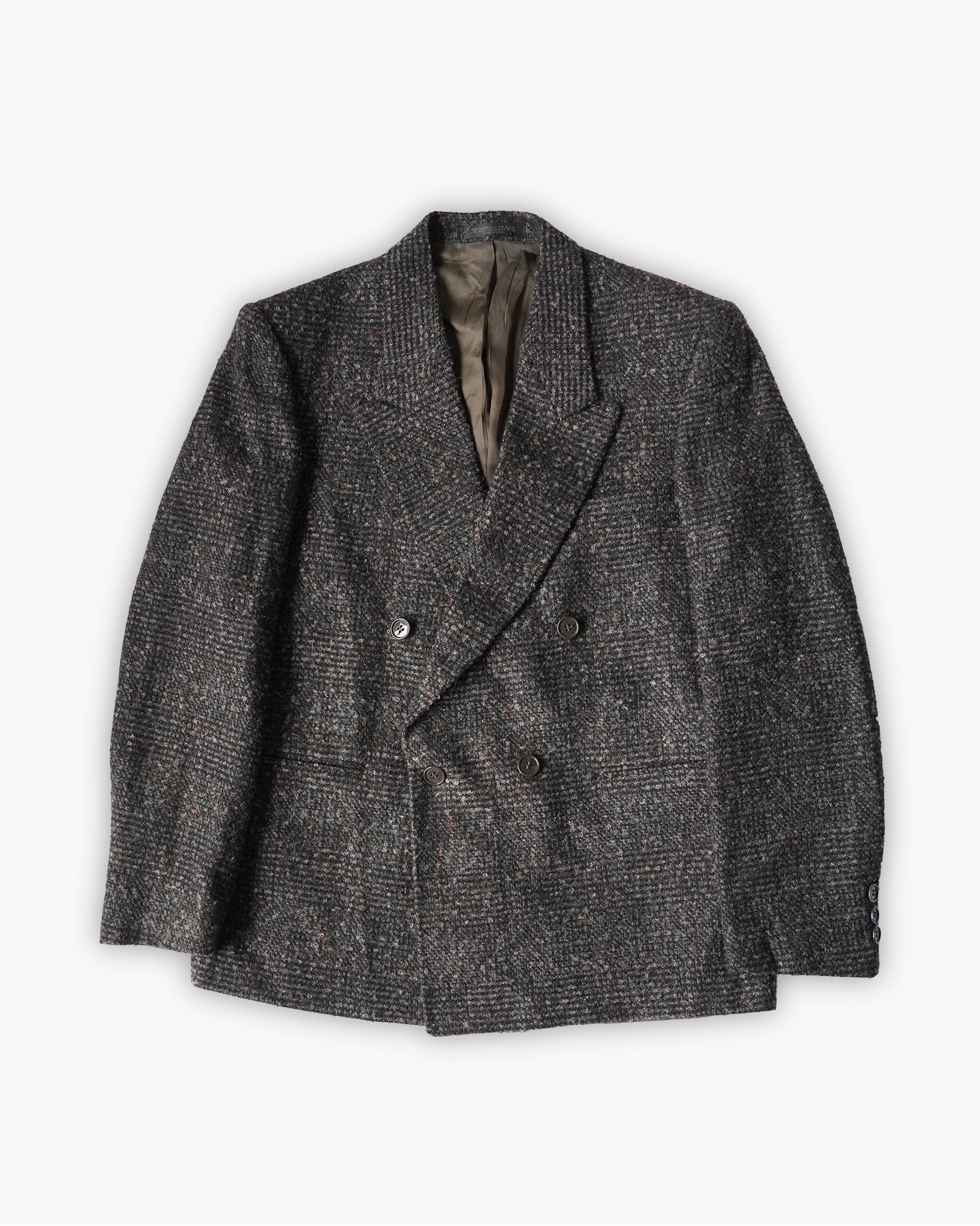 Heritage Tweed Double-Breasted Blazer