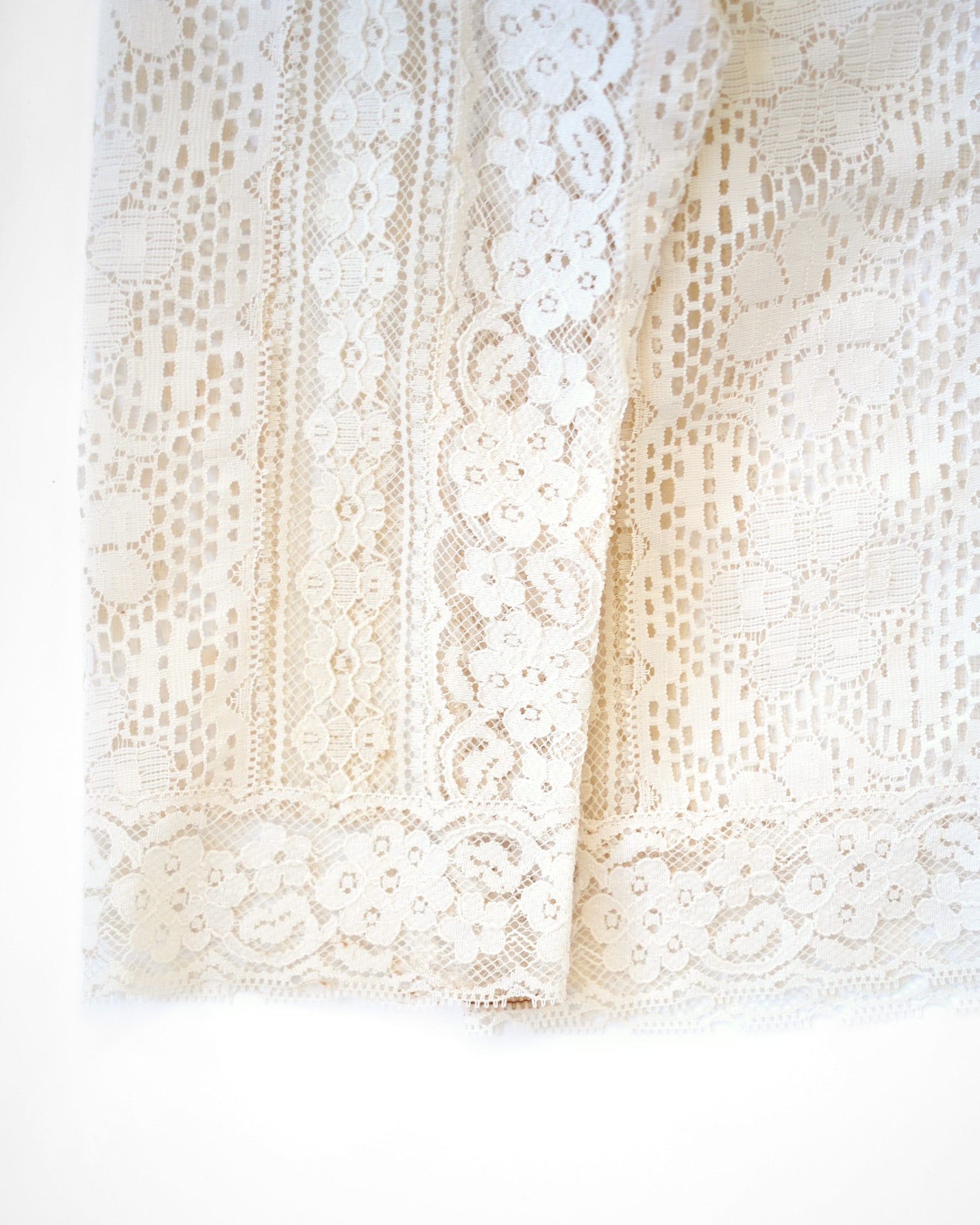 Sheer Lace Bow Blouse