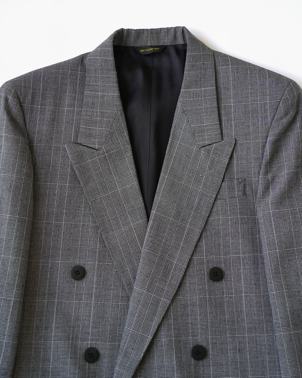 Double Breasted Glen Check Suit