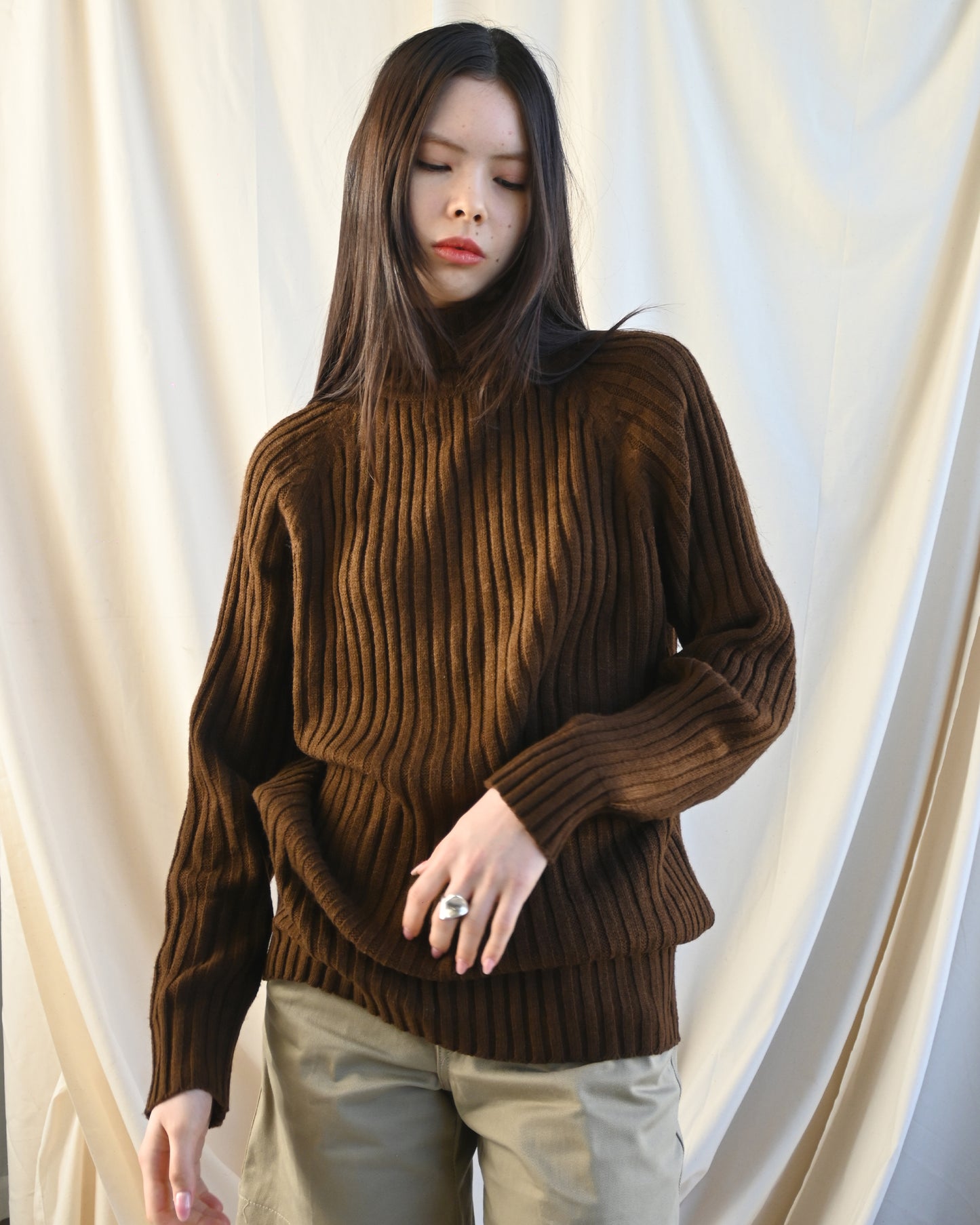 NOS Turtleneck Sweater Brown