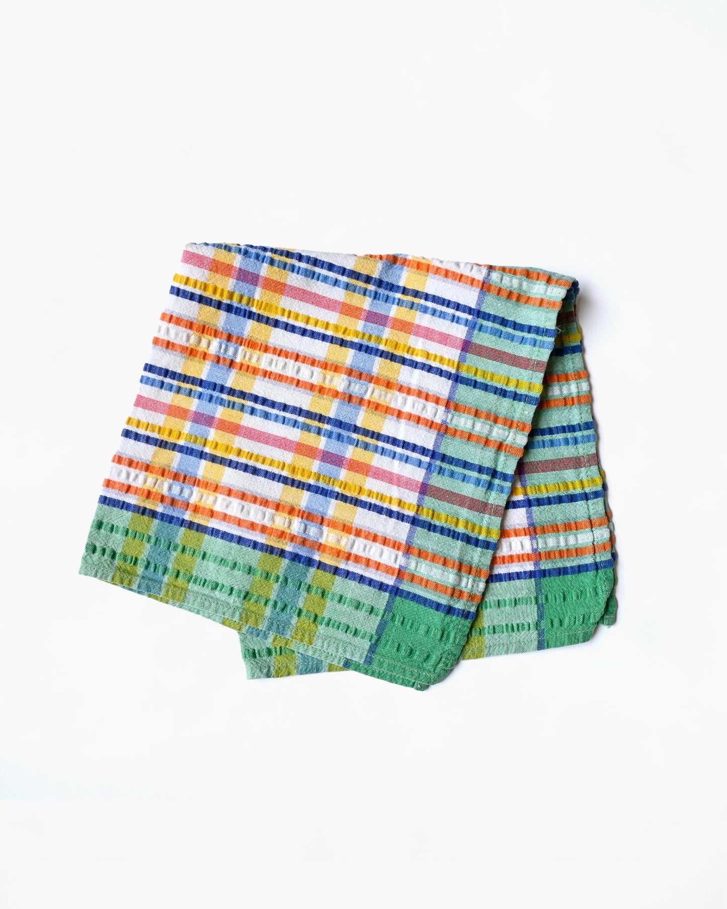 Plaid Waffle Texture Kitchen Towel