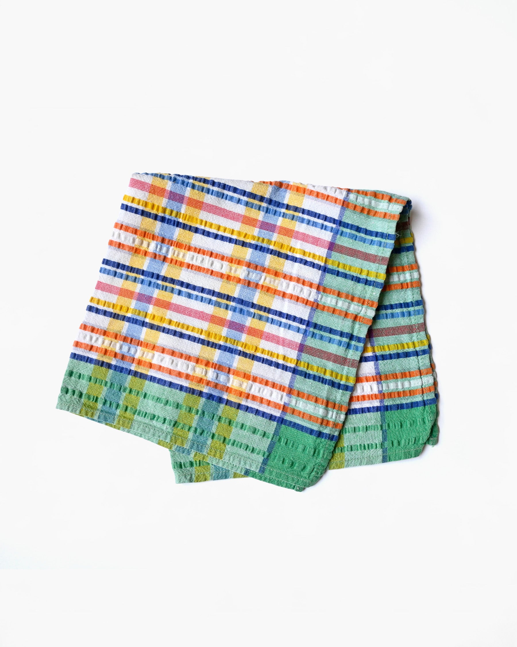 Plaid Waffle Texture Kitchen Towel