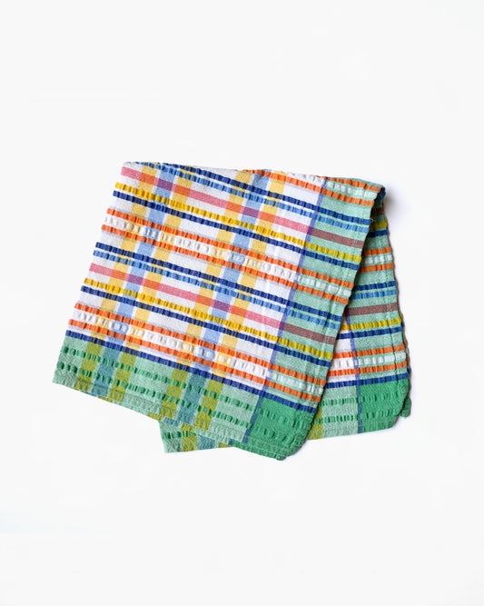 Plaid Waffle Texture Kitchen Towel