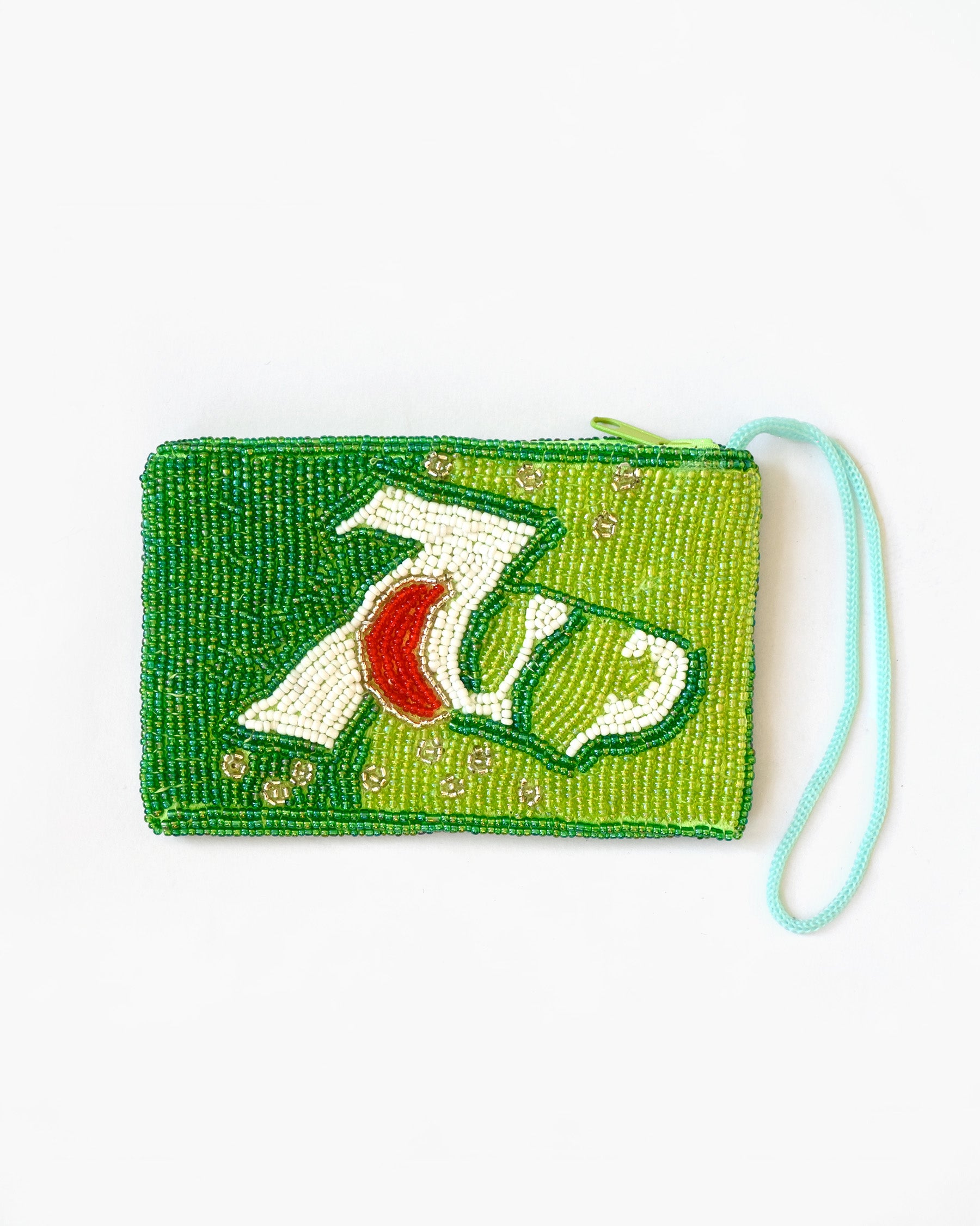 Vintage Beaded Purse - 7UP