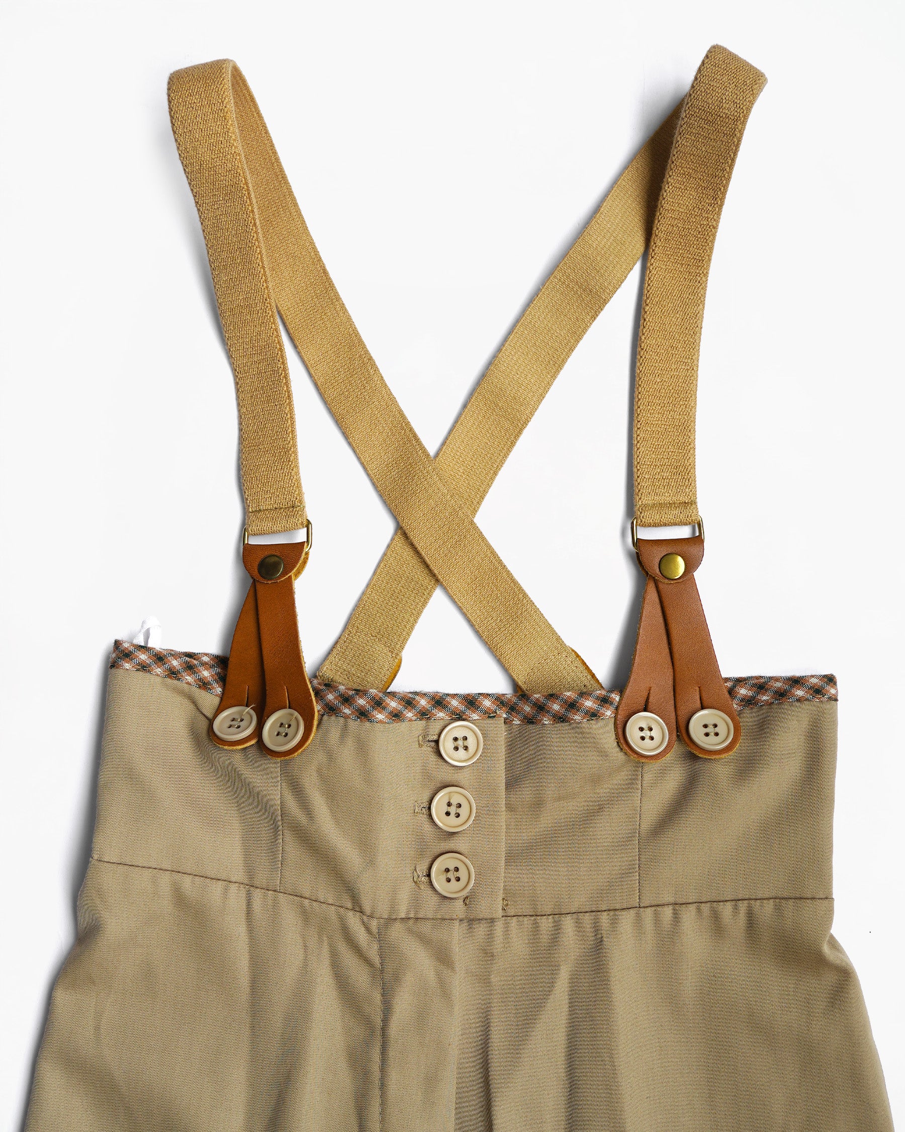 1980's Suspender Pants & Vest Set