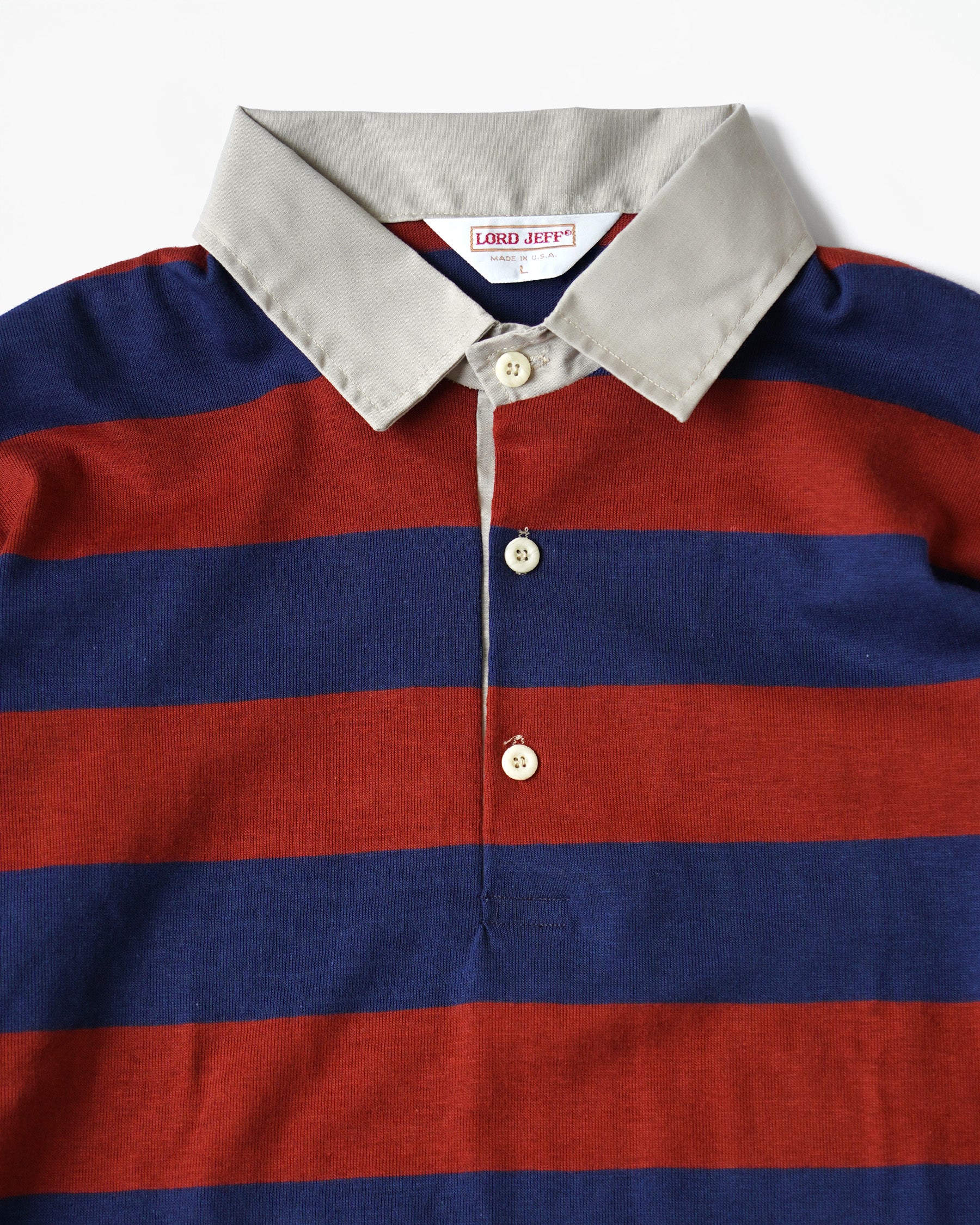1980's Wide Stripe Rugby Shirt