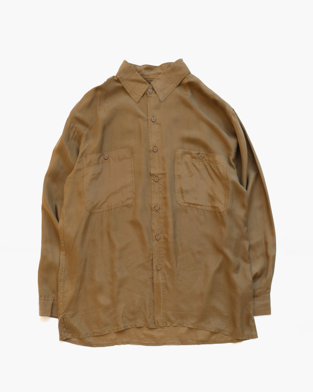 N.O.S  100% Silk Shirts - Gold