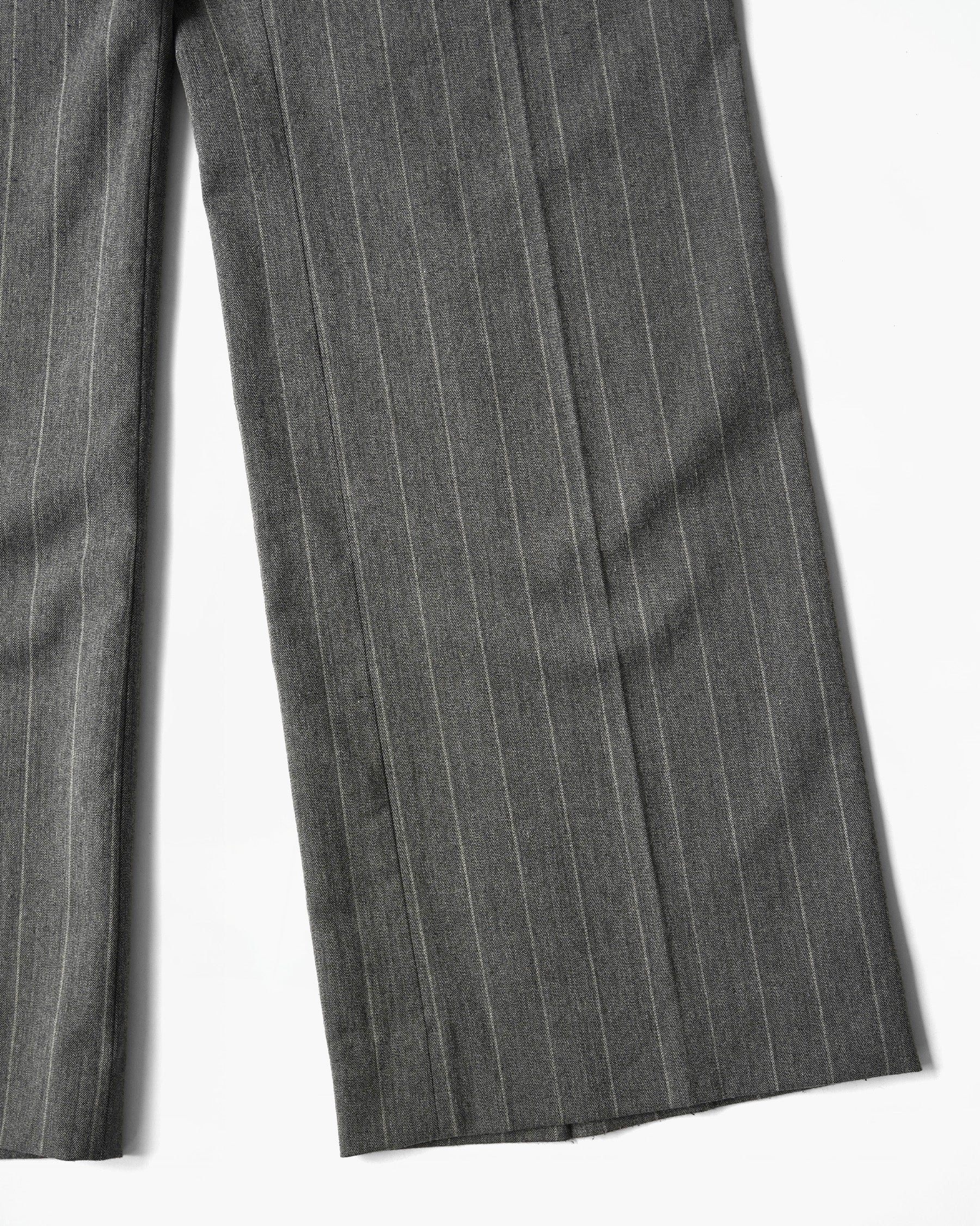 Low-rise Pinstriped Trousers