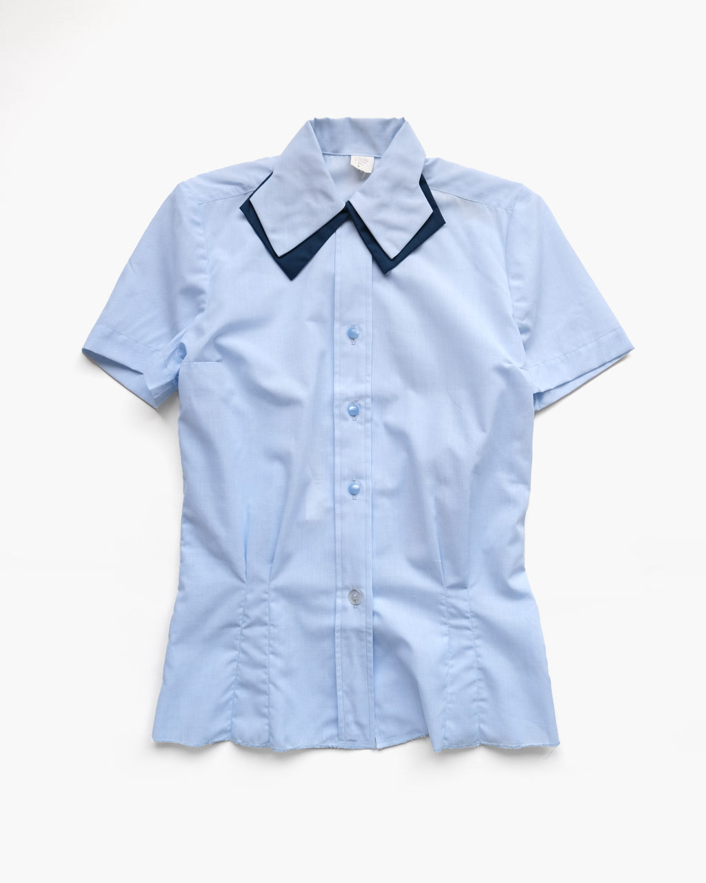 Blue Military Blouse