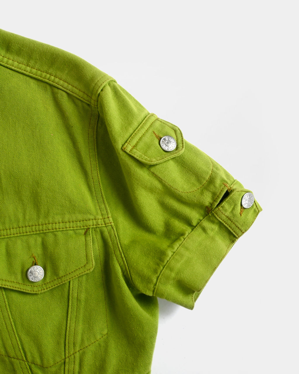 S/S Denim Jacket - Green