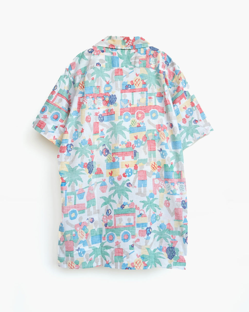 70's Patterned Cotton S/S Shirts