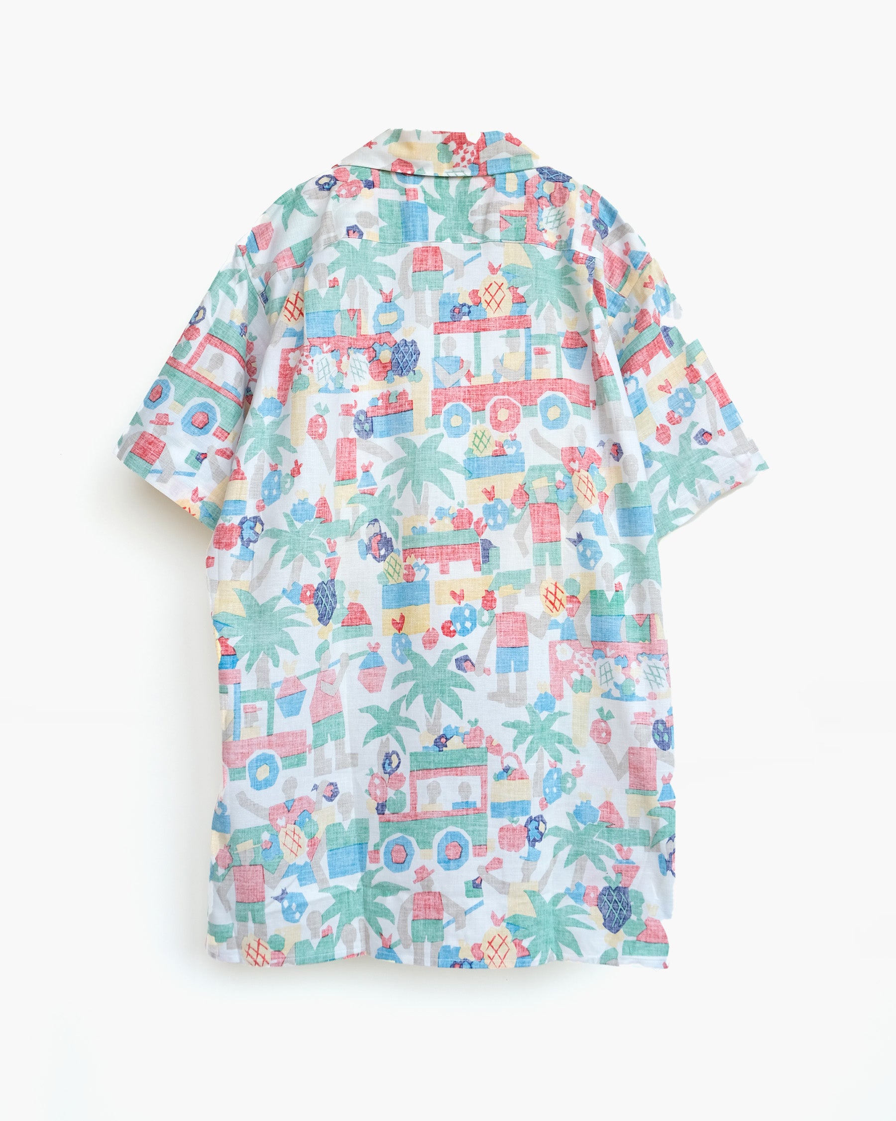 70's Patterned Cotton S/S Shirts